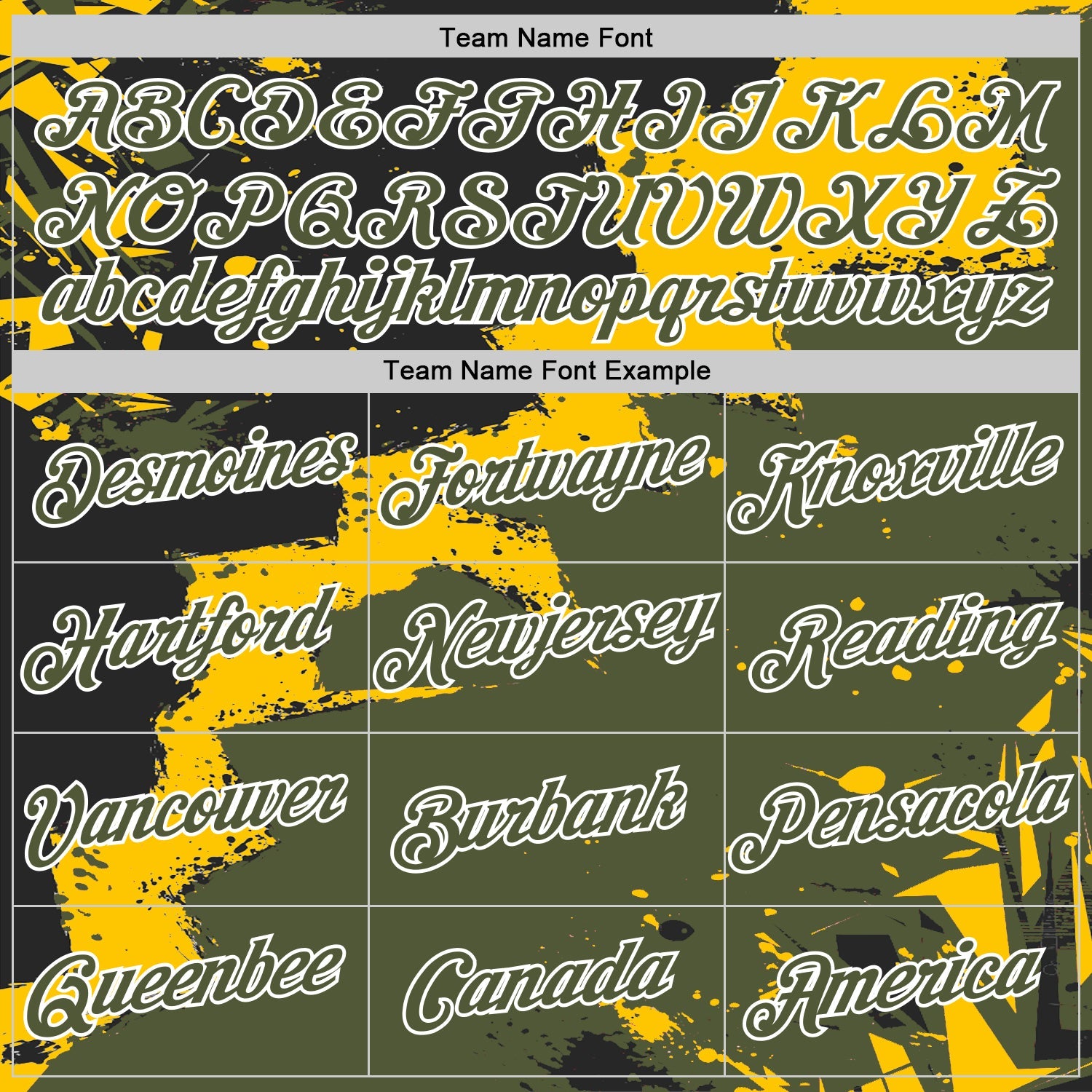 Custom Stitched Black Olive Yellow-White 3D Pattern Design Splash Torn Paper Style Sports Pullover Sweatshirt Hoodie view 3