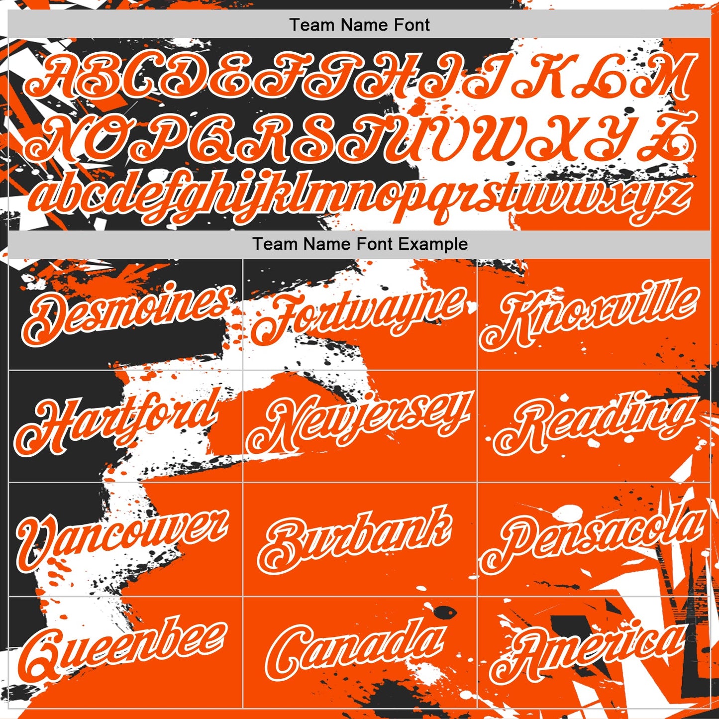Custom Stitched Black Orange-White 3D Pattern Design Splash Torn Paper Style Sports Pullover Sweatshirt Hoodie view 3