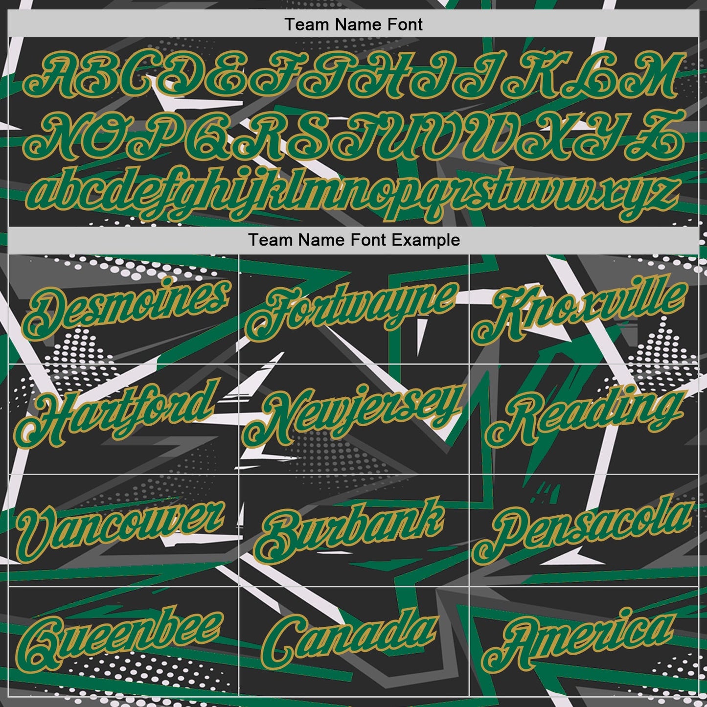 Custom Stitched Black Kelly Green Old Gold-White 3D Pattern Design Line Sports Pullover Sweatshirt Hoodie view 3