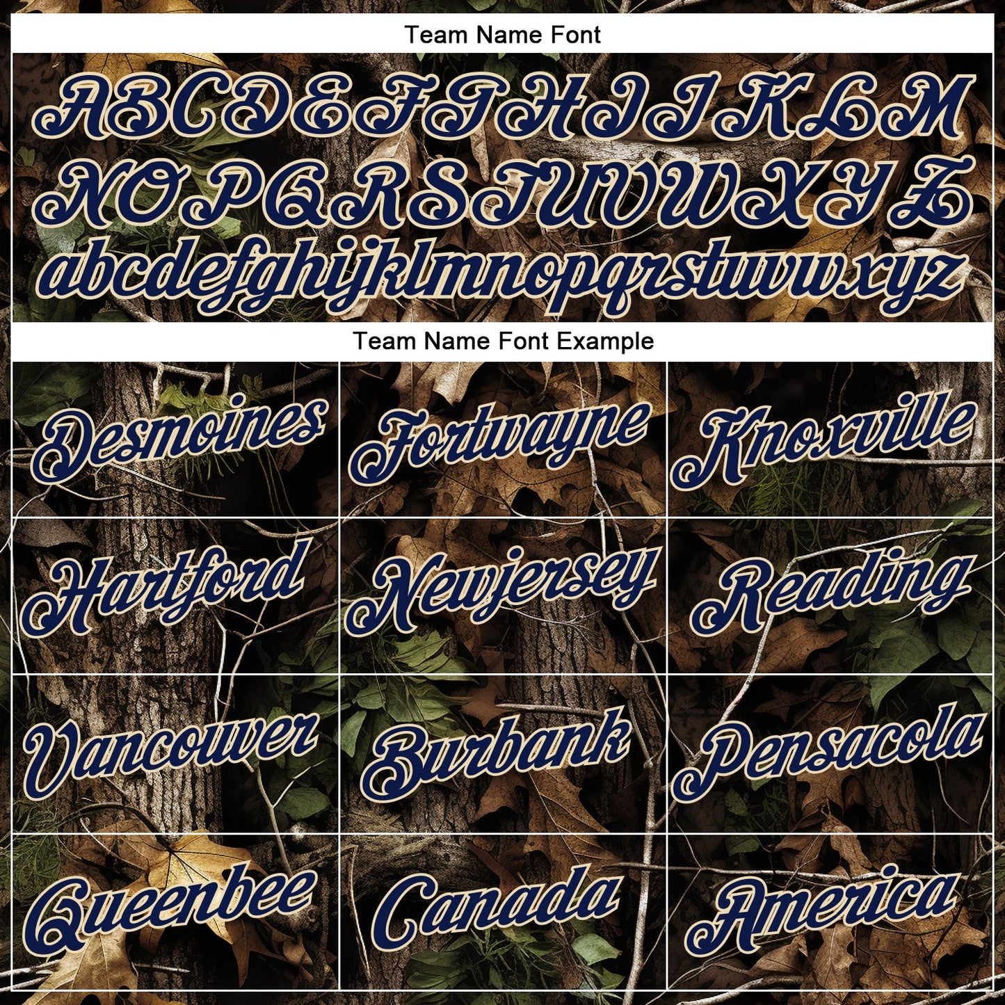 Custom Stitched Black Navy Old Gold-Cream 3D Pattern Design Tree Camo Hunting Sports Pullover Sweatshirt Hoodie view 3