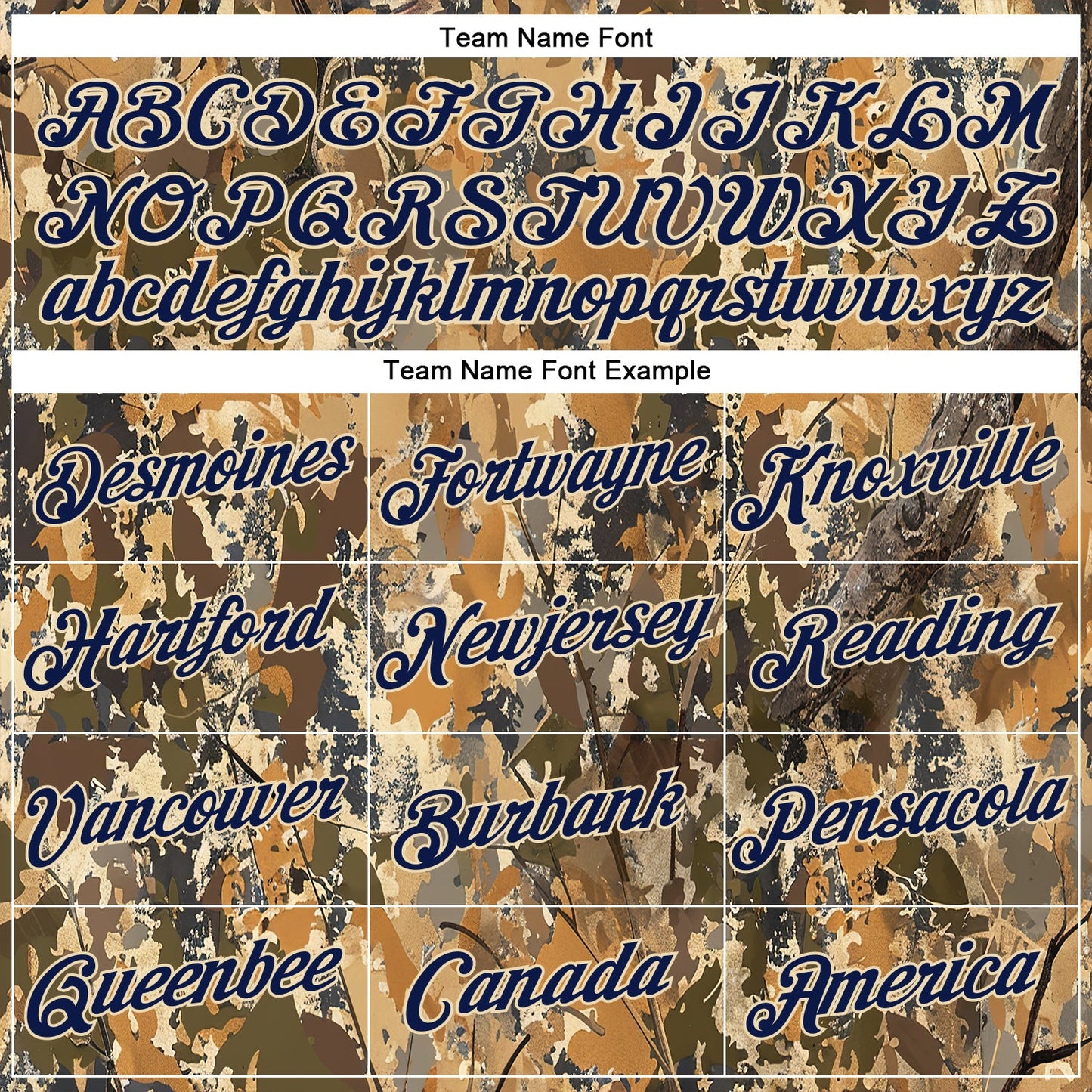 Custom Stitched Old Gold Navy-Cream 3D Pattern Design Tree Camo Hunting Sports Pullover Sweatshirt Hoodie view 3