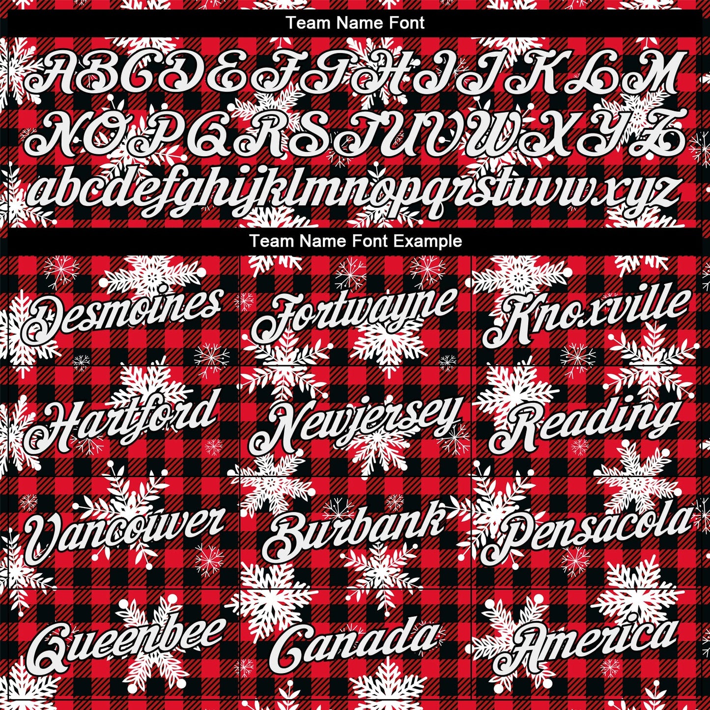 Custom Stitched Red White-Black 3D Christmas Plaid And Snow Sports Pullover Sweatshirt Hoodie view 3