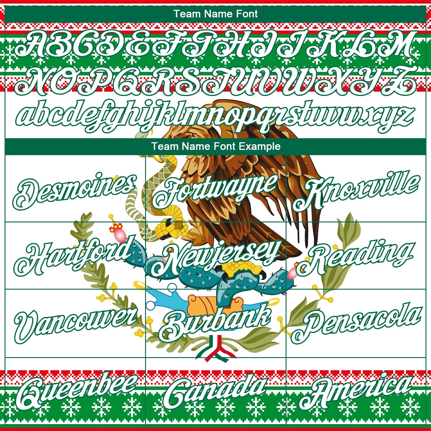 Custom Stitched Kelly Green White-Red 3D Mexican Flag Sports Pullover Sweatshirt Hoodie view 3