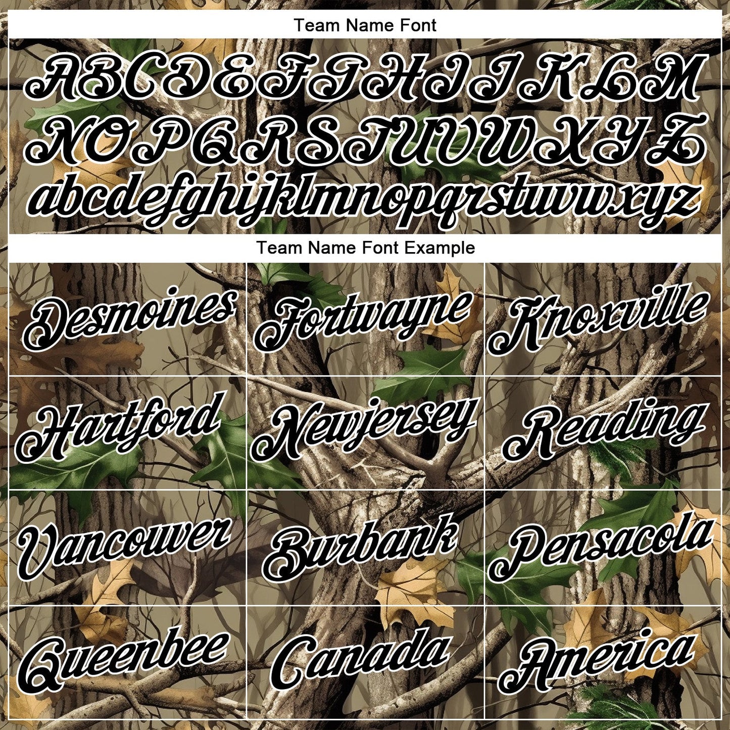 Custom Stitched Old Gold Black-White 3D Pattern Design Tree Camo Hunting Sports Pullover Sweatshirt Hoodie view 3