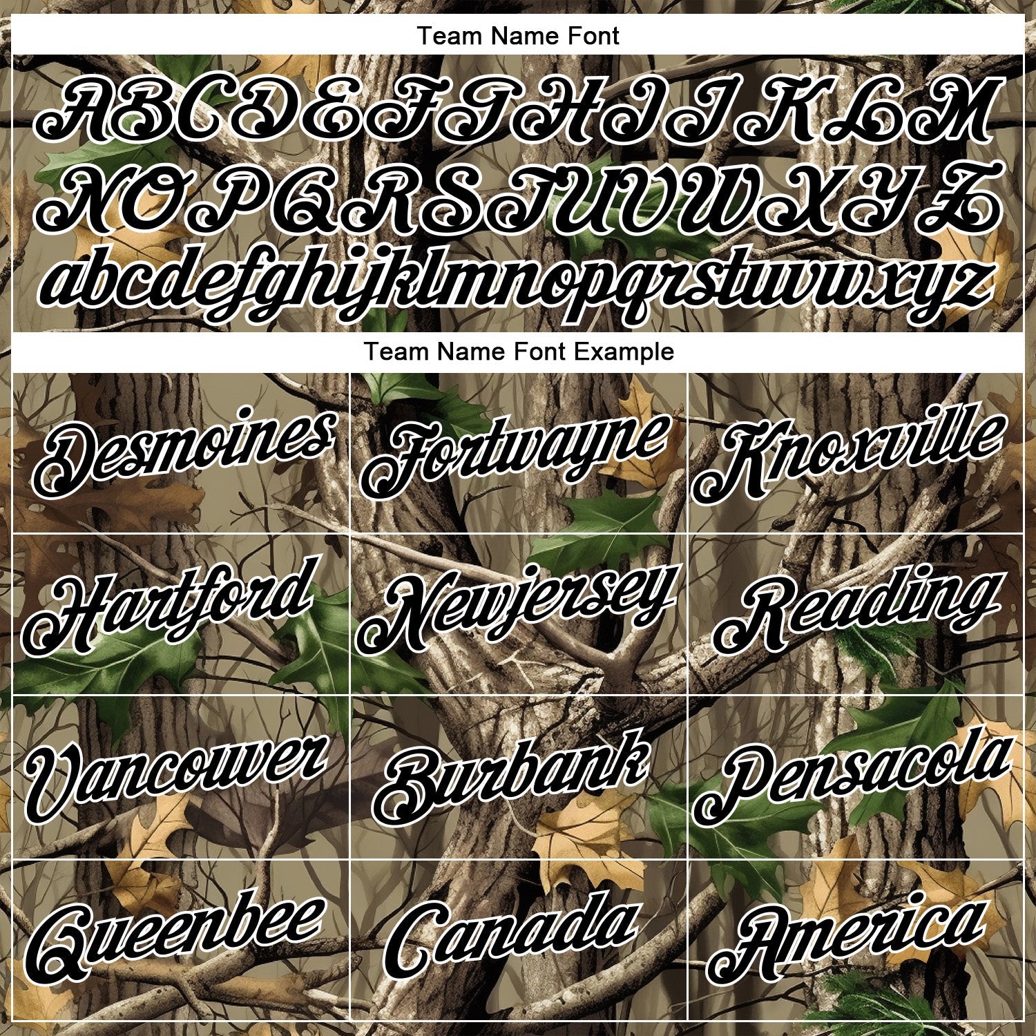 Custom Stitched Old Gold Black-White 3D Pattern Design Tree Camo Hunting Sports Pullover Sweatshirt Hoodie view 3