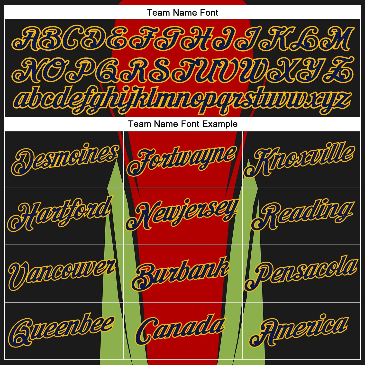Custom Stitched Red Navy Black Green-Gold 3D Pattern Design Sportswear Pullover Sweatshirt Hoodie view 3