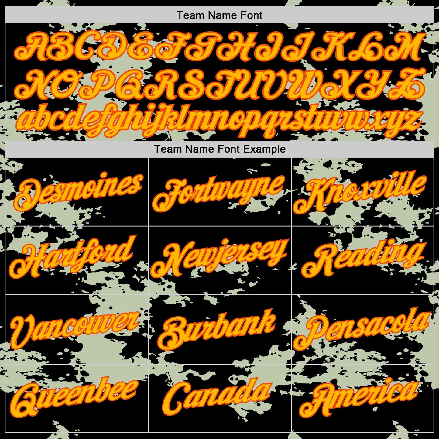 Custom Stitched Black Gold-Orange 3D Pattern Design Camo Sportswear Pullover Sweatshirt Hoodie view 3