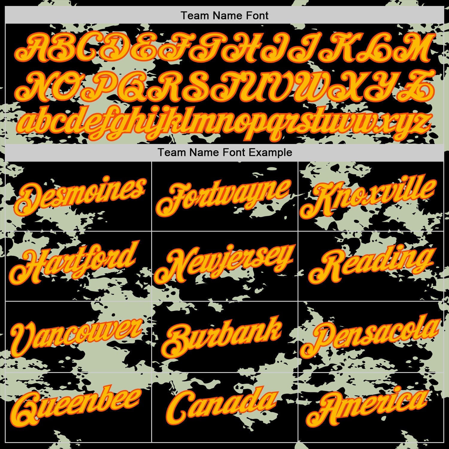 Custom Stitched Black Gold-Orange 3D Pattern Design Camo Sportswear Pullover Sweatshirt Hoodie view 3