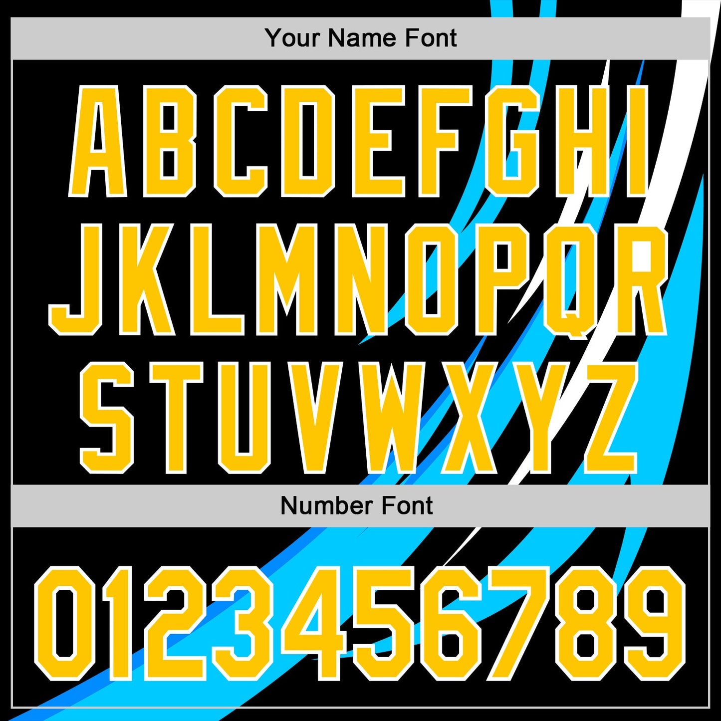 Custom Stitched Black Yellow Blue-White 3D Pattern Design Sportswear Pullover Sweatshirt Hoodie view 4