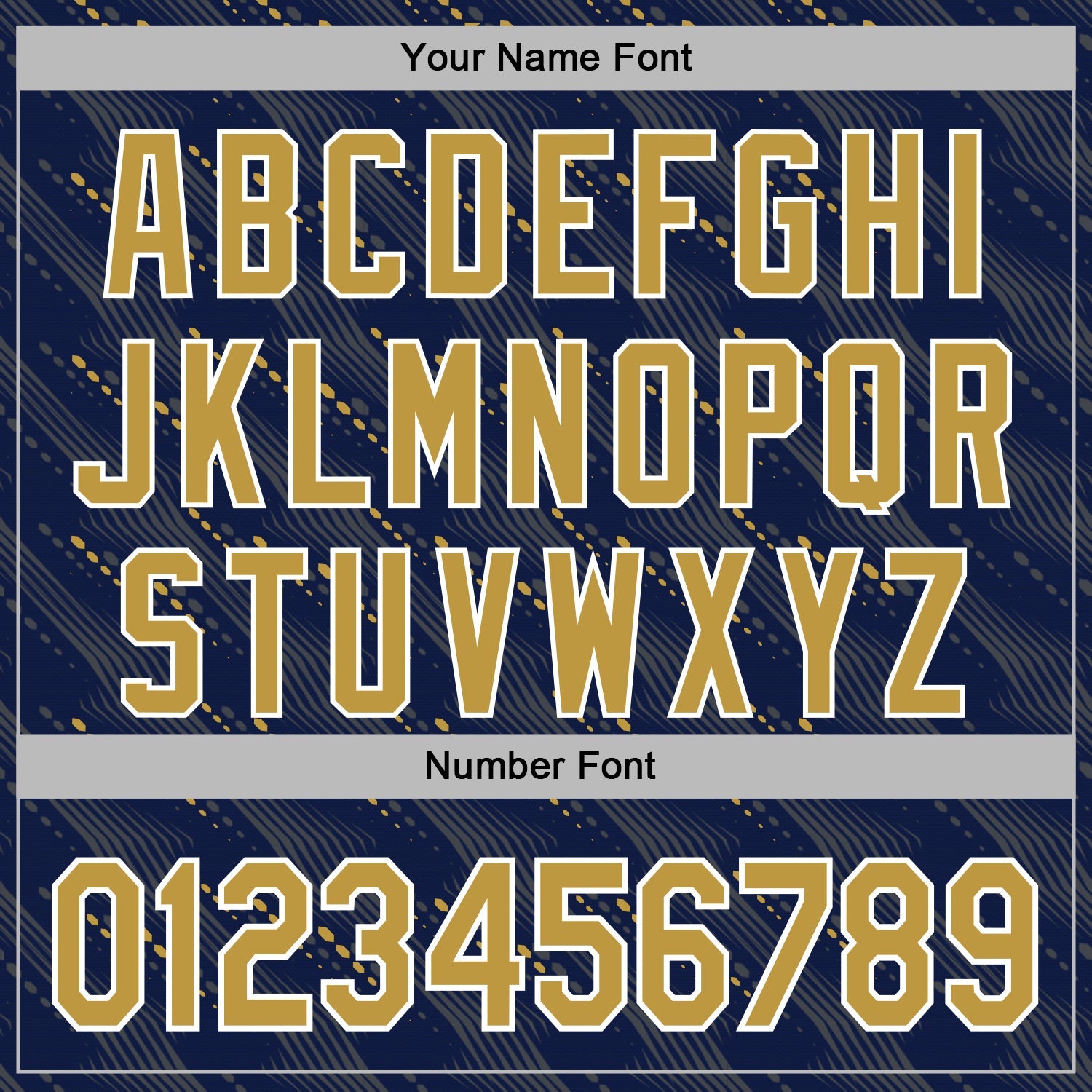 Custom Stitched Navy Old Gold-White Slant Lines Sports Pullover Sweatshirt Hoodie view 6