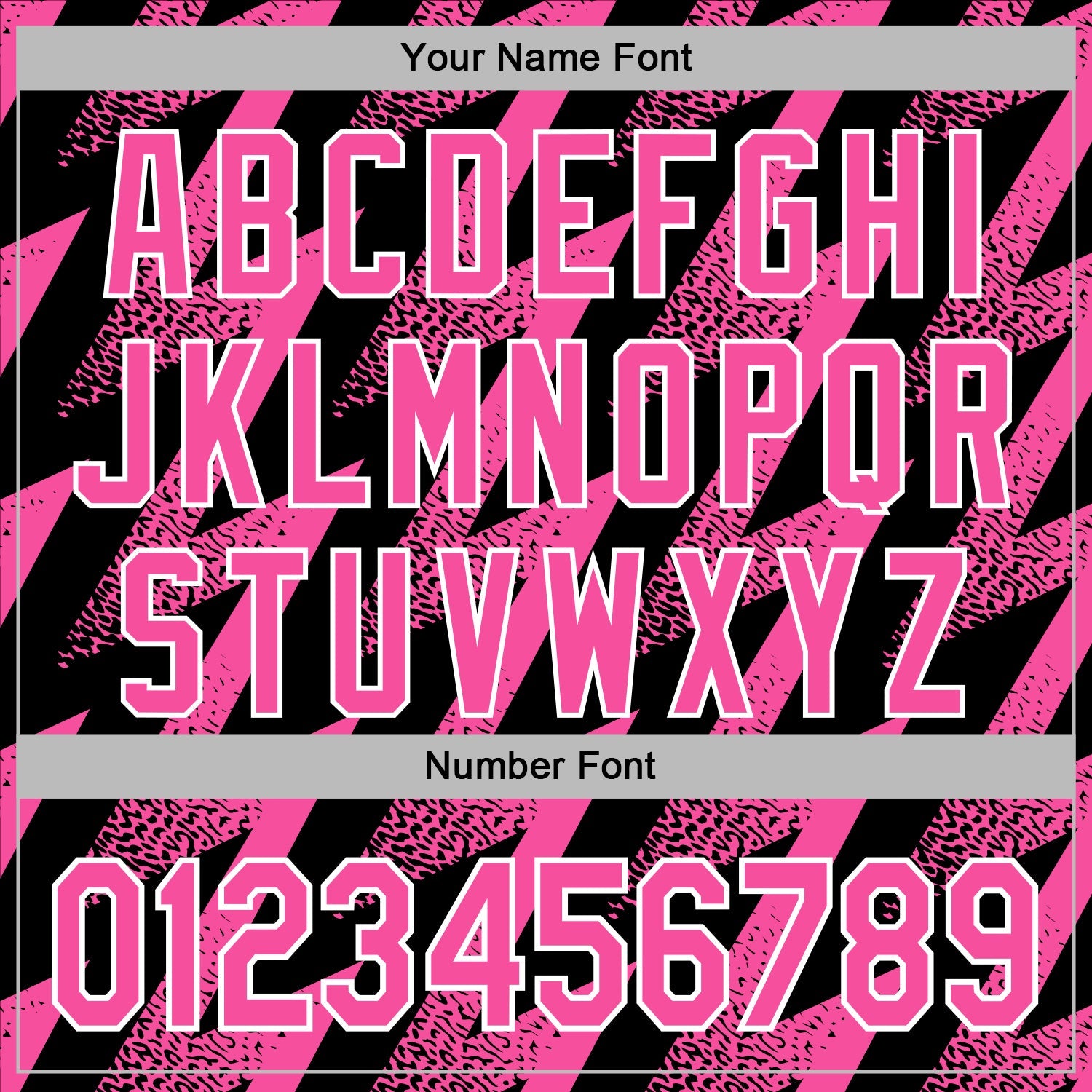 Custom Stitched Black Pink-White Zigzag Shape Sports Pullover Sweatshirt Hoodie view 6