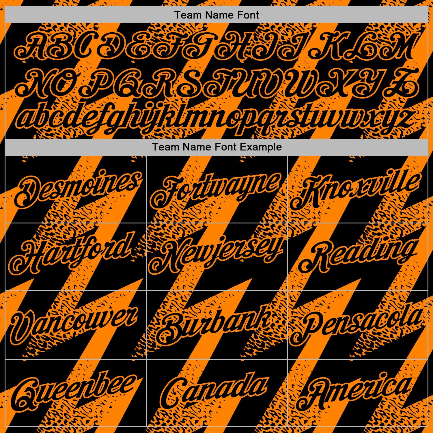 Custom Stitched Black Bay Orange Zigzag Shape Sports Pullover Sweatshirt Hoodie view 5