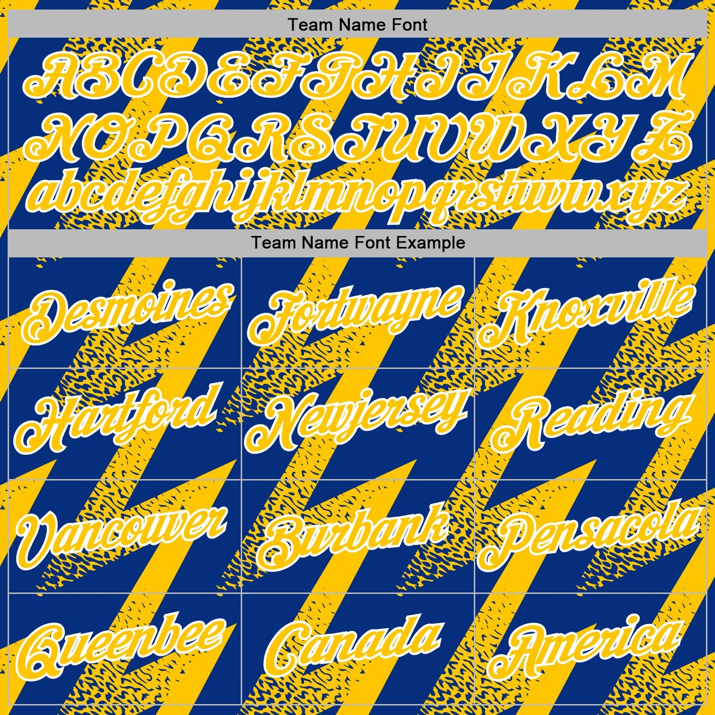 Custom Stitched Royal Yellow-White Zigzag Shape Sports Pullover Sweatshirt Hoodie view 5