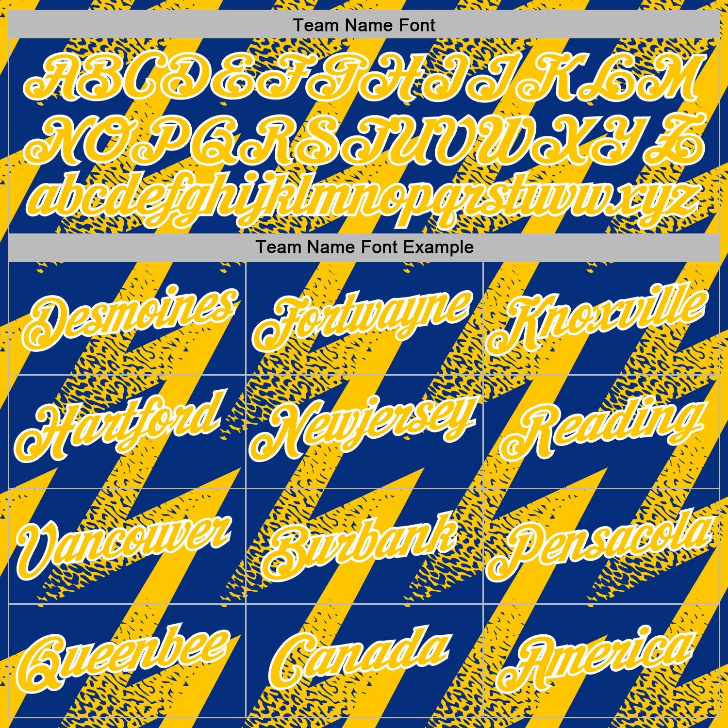 Custom Stitched Royal Yellow-White Zigzag Shape Sports Pullover Sweatshirt Hoodie view 5