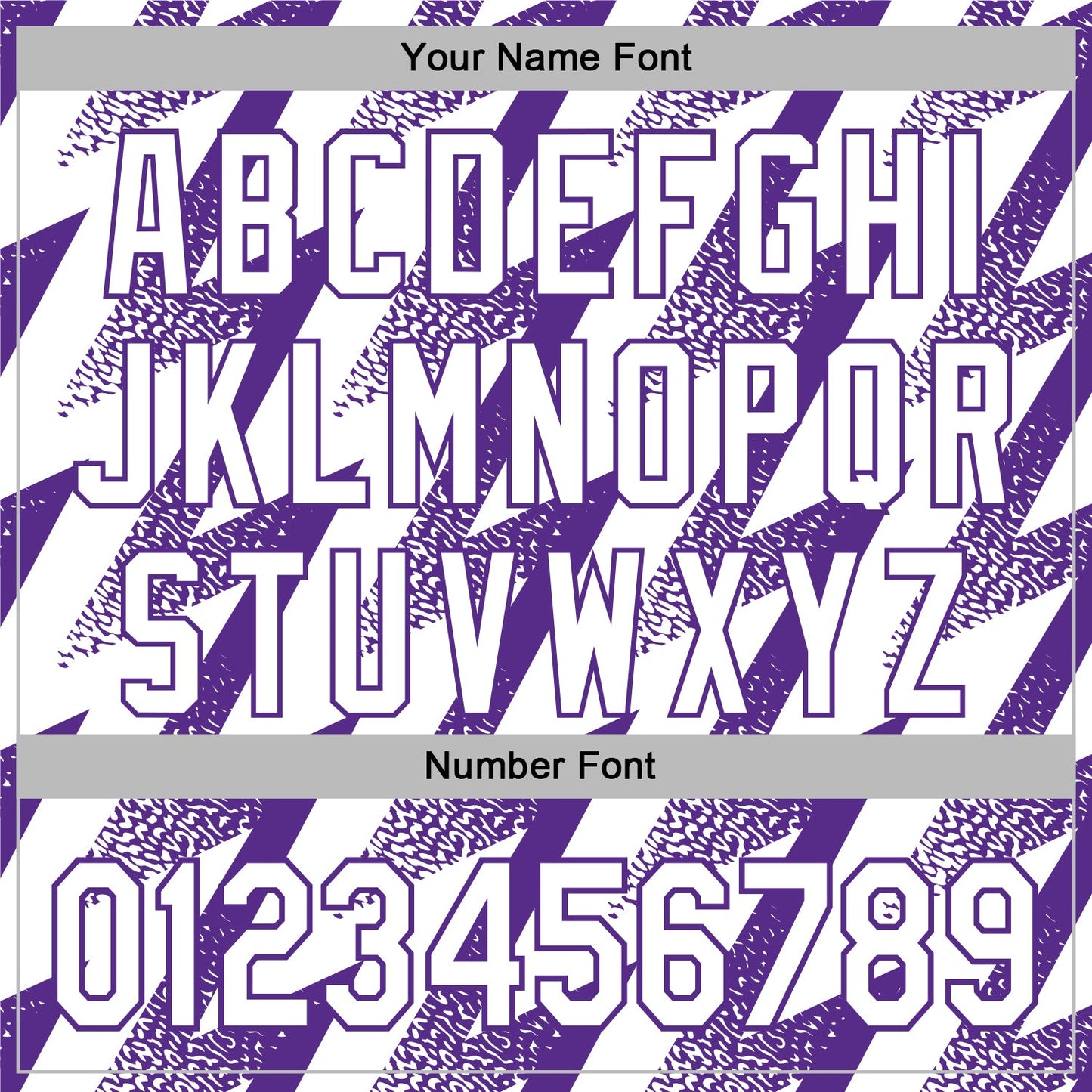 Custom Stitched White Purple Zigzag Shape Sports Pullover Sweatshirt Hoodie view 6