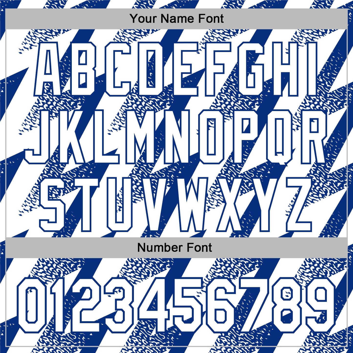 Custom Stitched White Royal Zigzag Shape Sports Pullover Sweatshirt Hoodie view 6