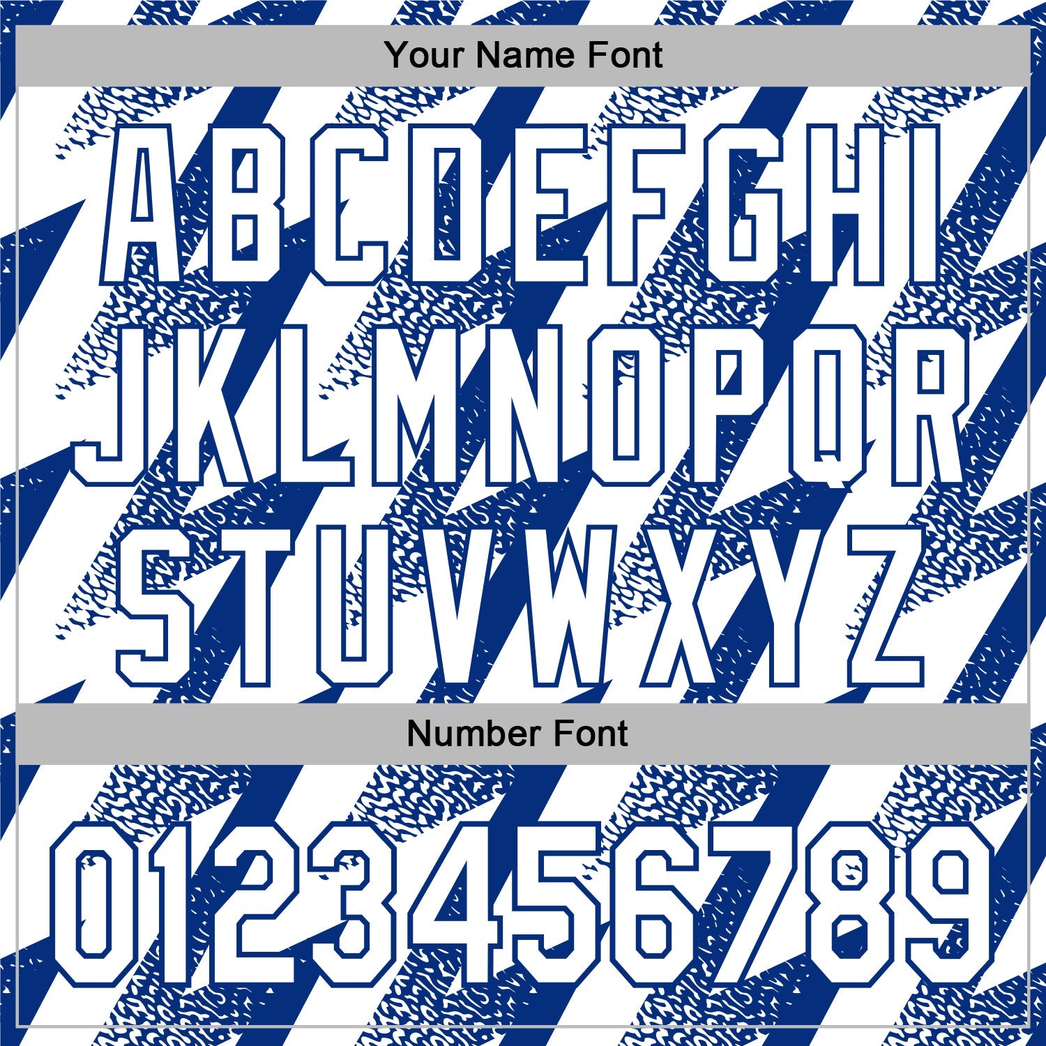 Custom Stitched White Royal Zigzag Shape Sports Pullover Sweatshirt Hoodie view 6