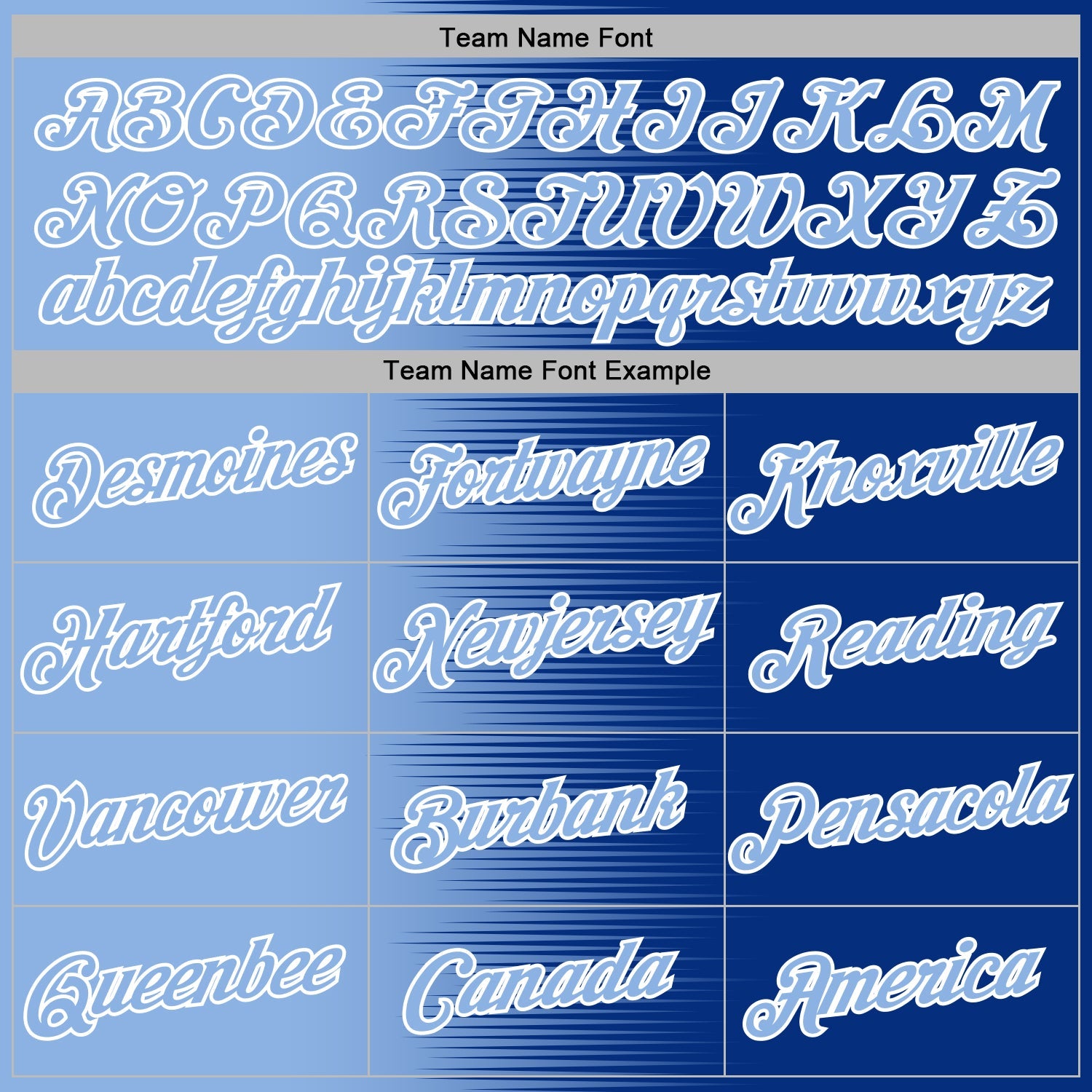 Custom Stitched Royal Light Blue-White Gradient Line Sports Pullover Sweatshirt Hoodie view 5