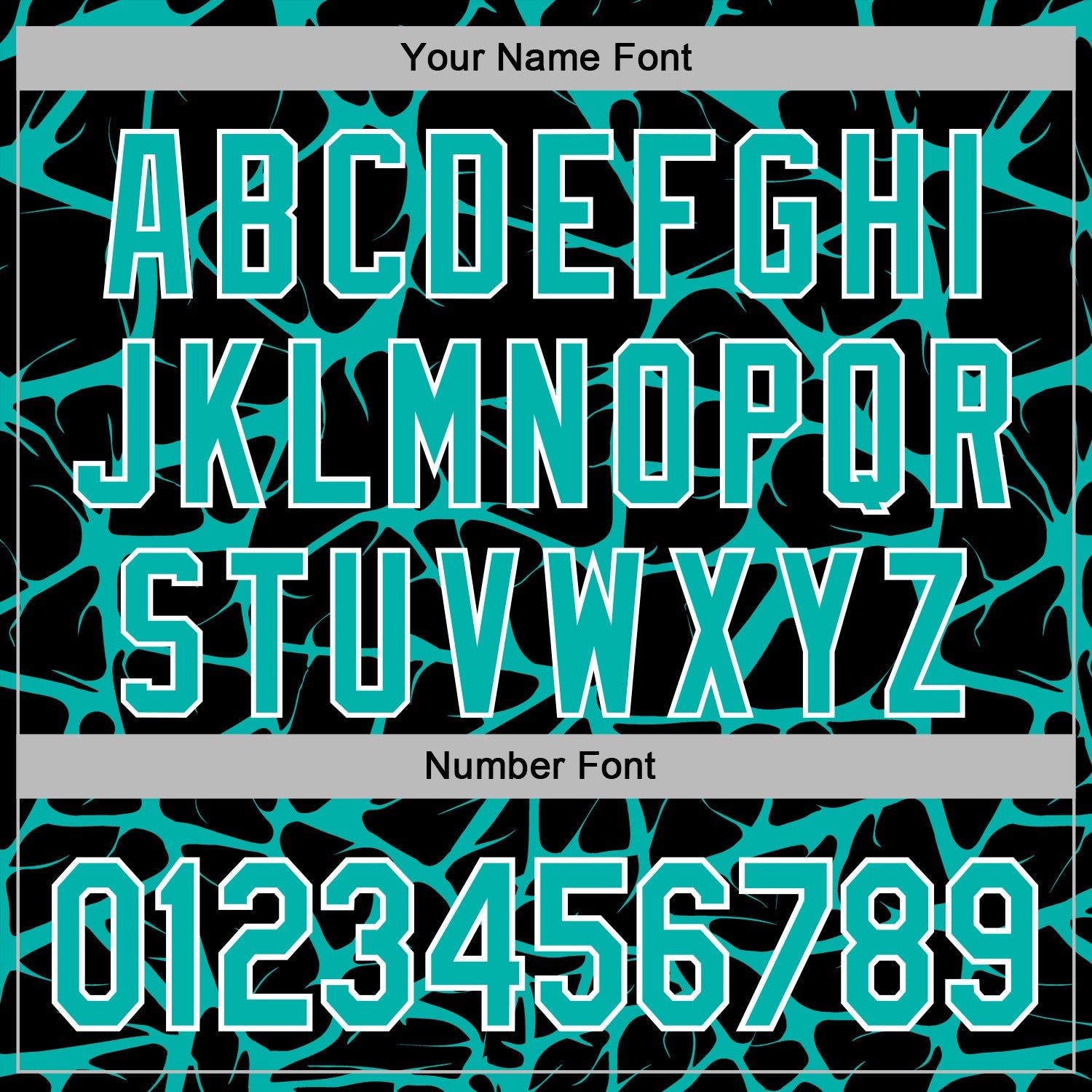 Custom Stitched Black Aqua-White Abstract Network Pattern Sports Pullover Sweatshirt Hoodie view 6