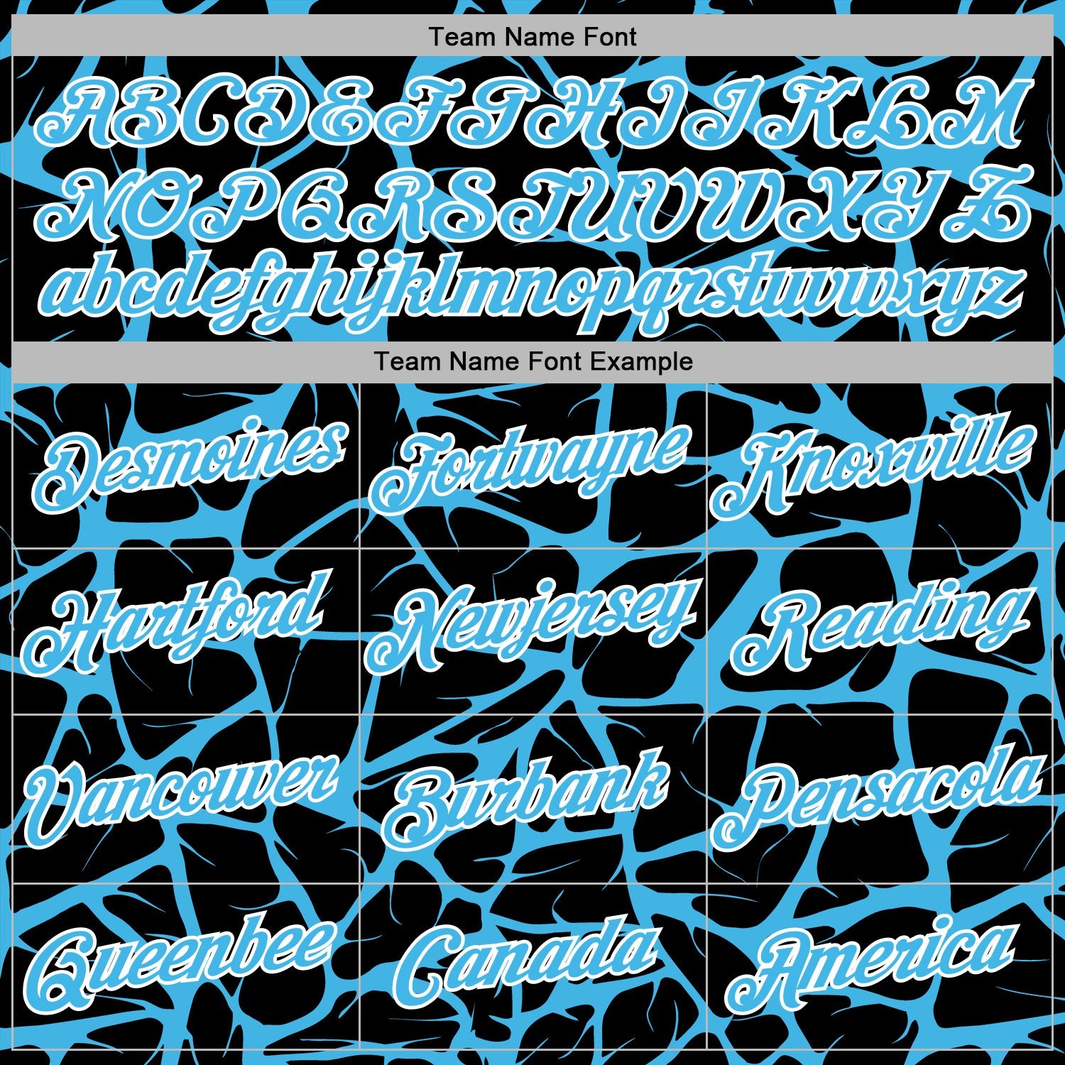Custom Stitched Black Sky Blue-White Abstract Network Pattern Sports Pullover Sweatshirt Hoodie view 5