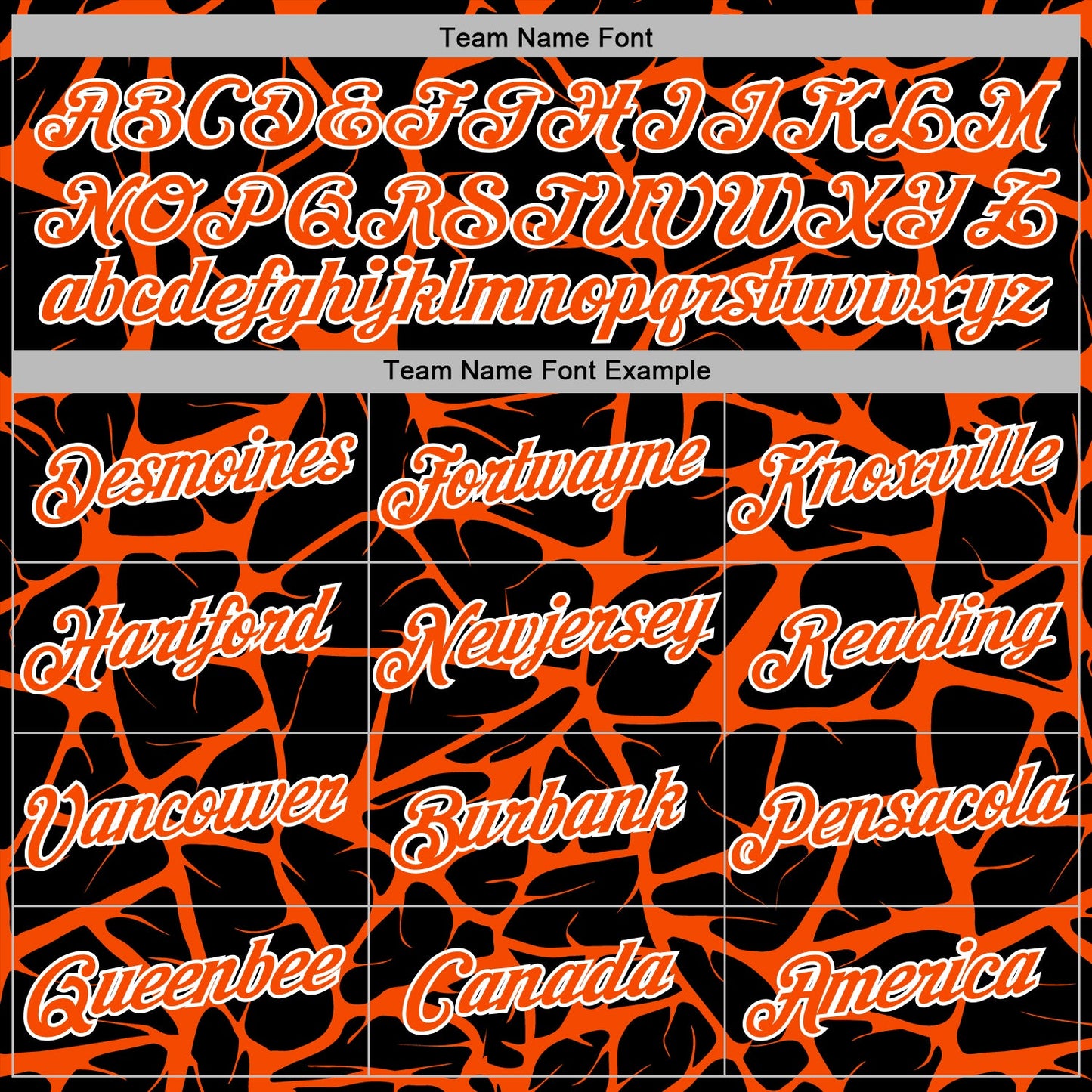 Custom Stitched Black Orange-White Abstract Network Pattern Sports Pullover Sweatshirt Hoodie view 5