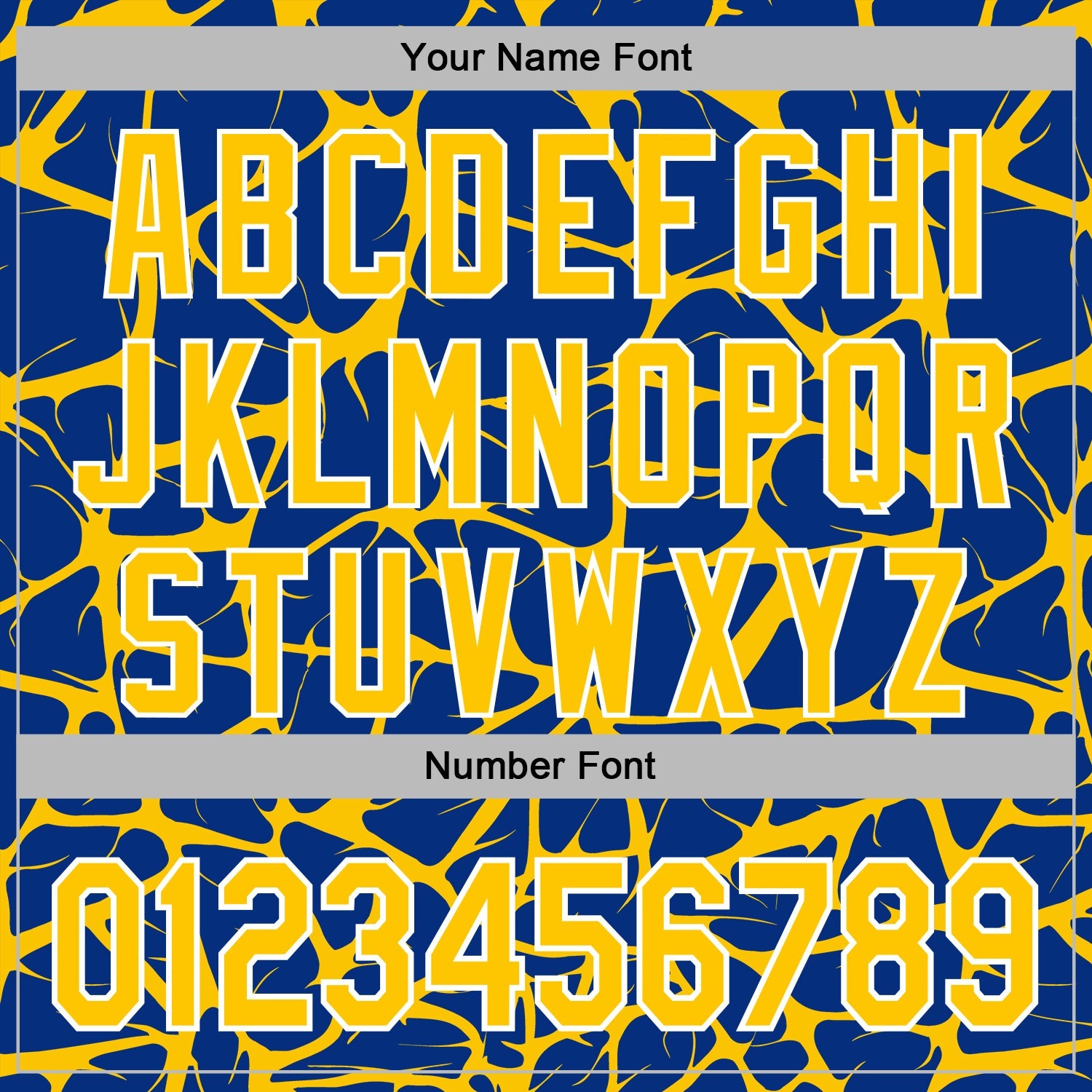Custom Stitched Royal Yellow-White Abstract Network Pattern Sports Pullover Sweatshirt Hoodie view 6