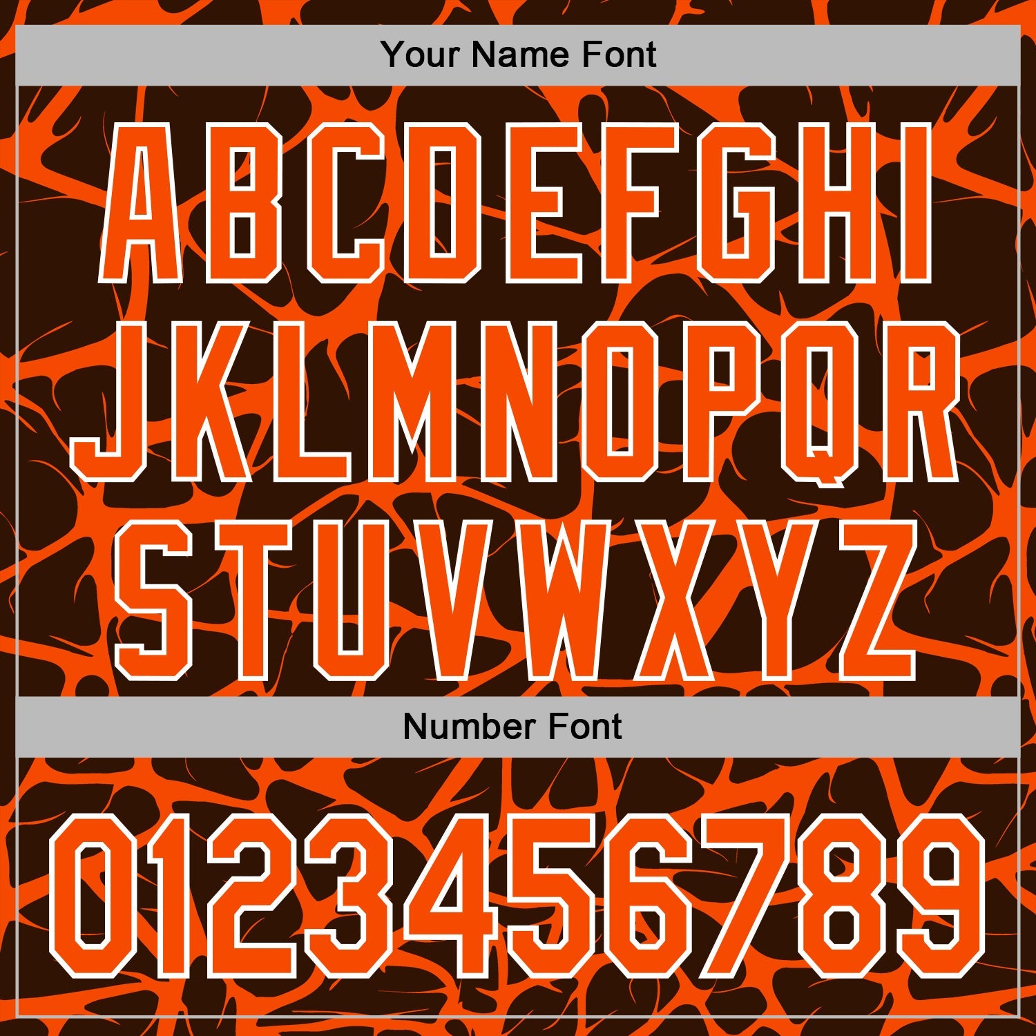 Custom Stitched Brown Orange-White Abstract Network Pattern Sports Pullover Sweatshirt Hoodie view 6