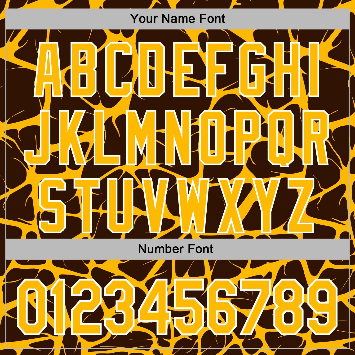 Custom Stitched Brown Gold-White Abstract Network Pattern Sports Pullover Sweatshirt Hoodie view 6