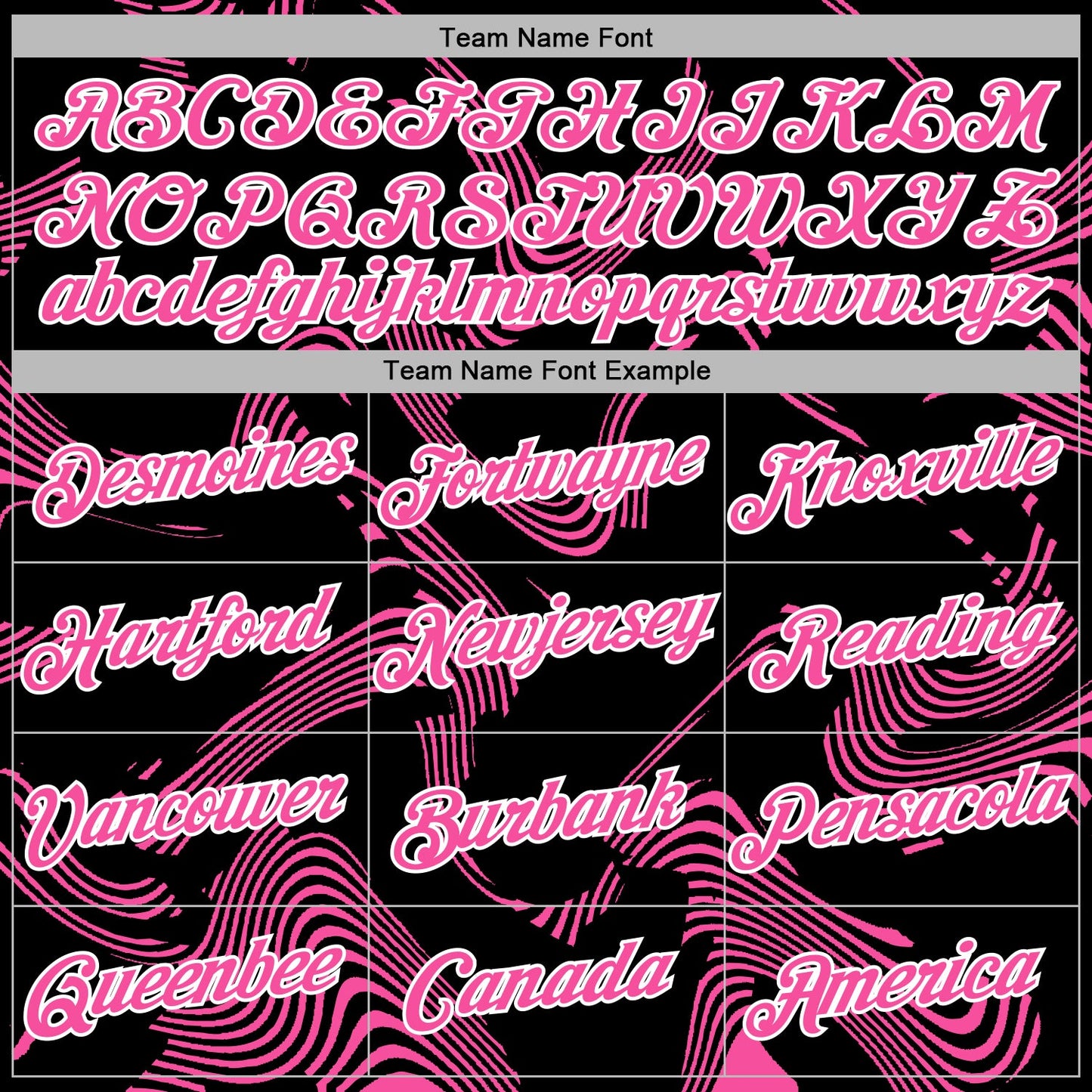 Custom Stitched Black Pink-White Curve Lines Sports Pullover Sweatshirt Hoodie view 5