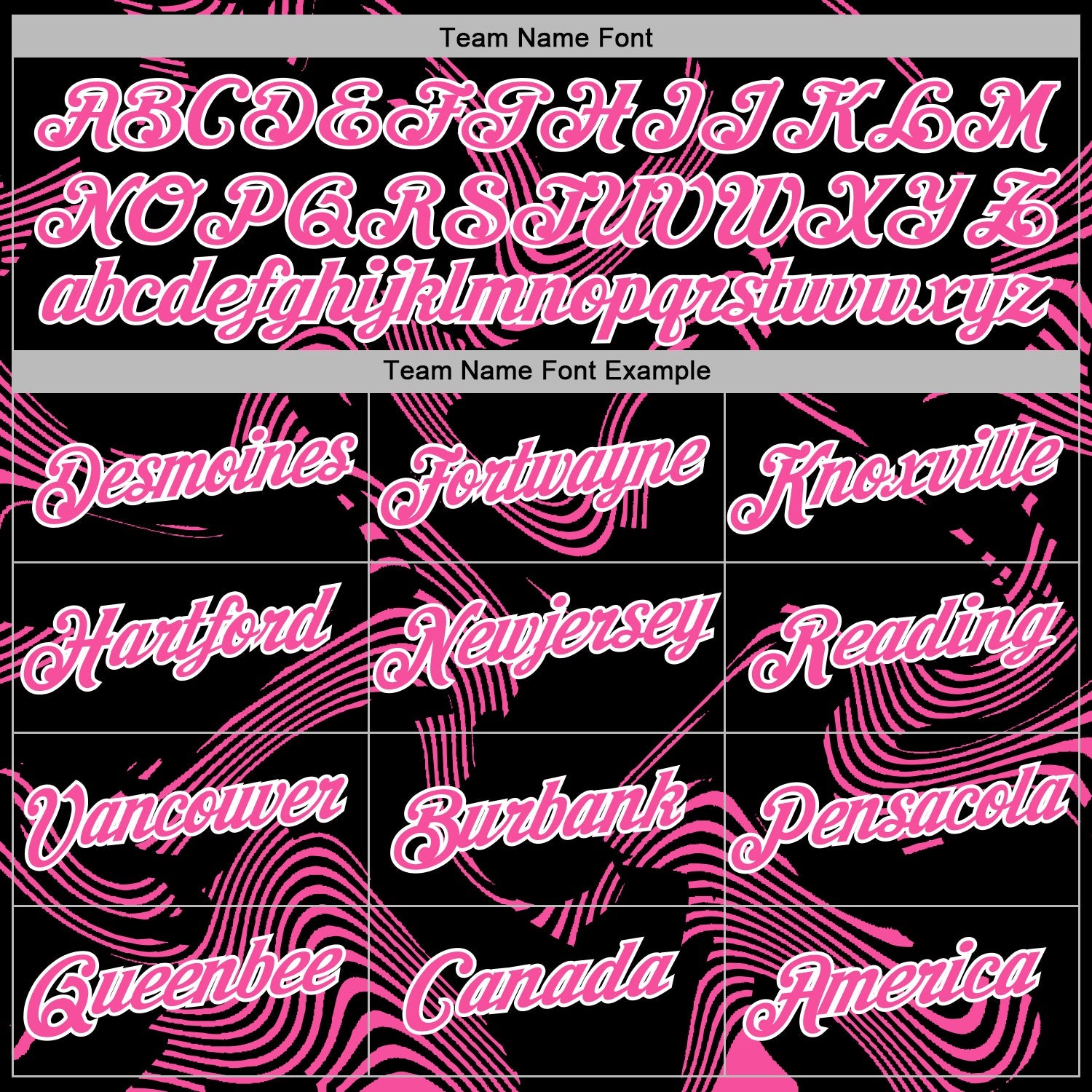 Custom Stitched Black Pink-White Curve Lines Sports Pullover Sweatshirt Hoodie view 5