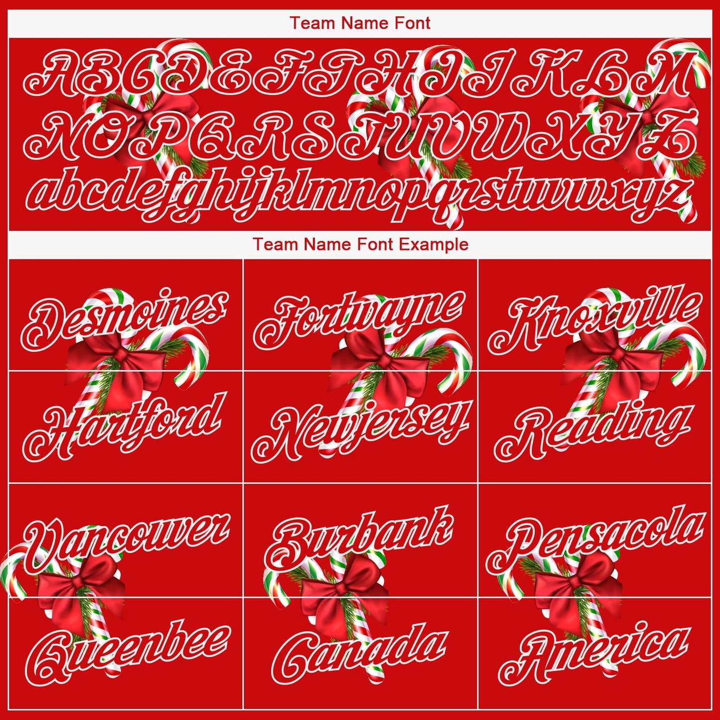 Custom Stitched Kelly Green Red-White 3D Christmas Candy Canes Sports Pullover Sweatshirt Hoodie view 3