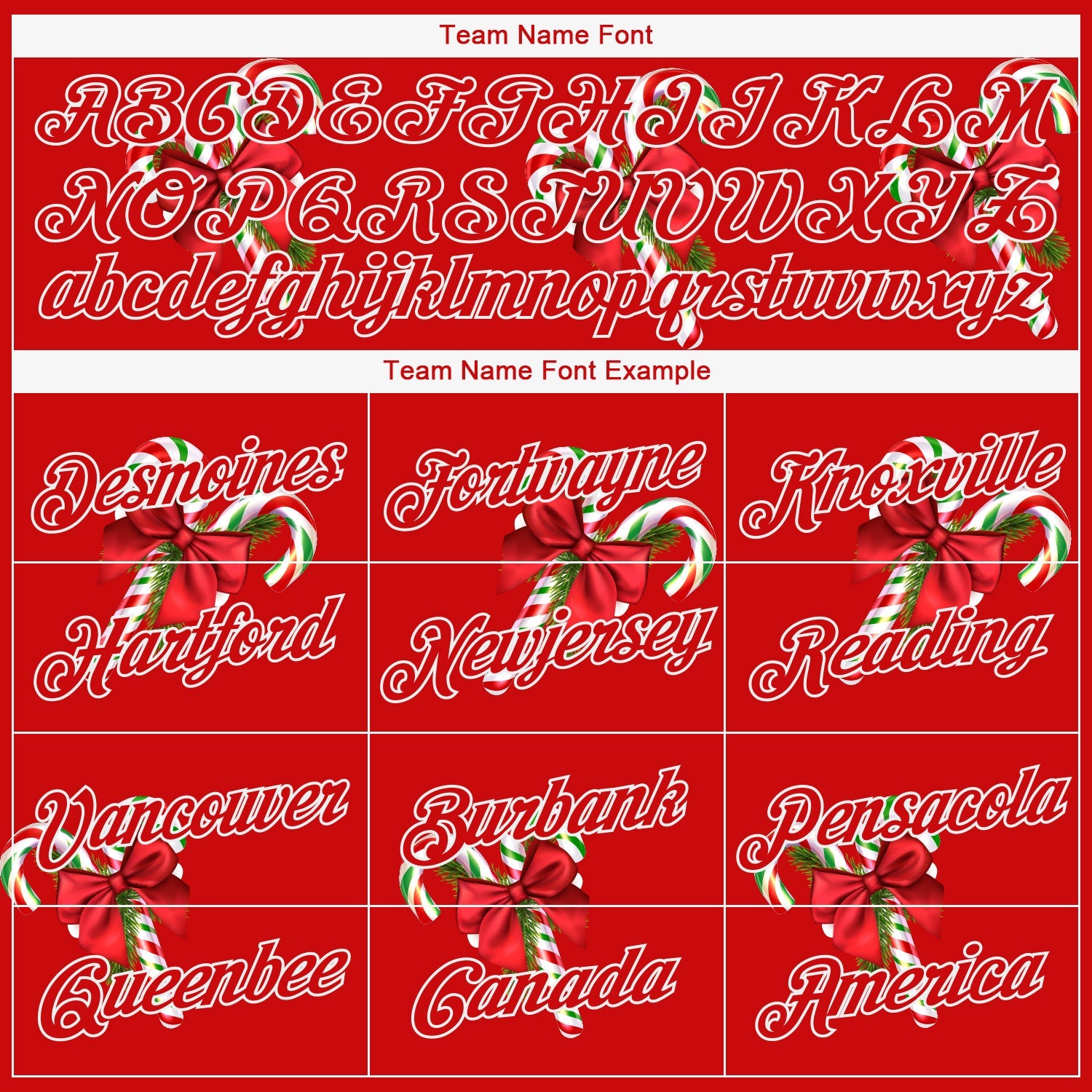 Custom Stitched Kelly Green Red-White 3D Christmas Candy Canes Sports Pullover Sweatshirt Hoodie view 3