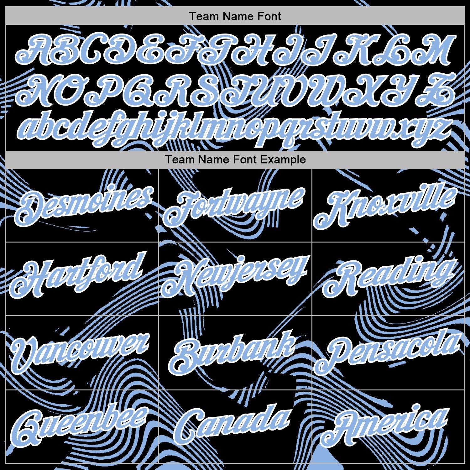 Custom Stitched Black Light Blue-White Curve Lines Sports Pullover Sweatshirt Hoodie view 5