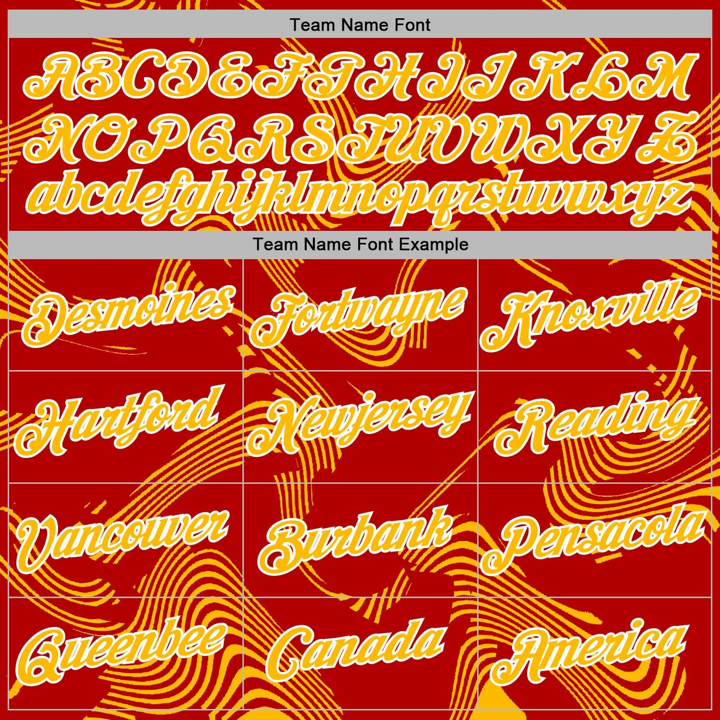 Custom Stitched Red Gold-White Curve Lines Sports Pullover Sweatshirt Hoodie view 5