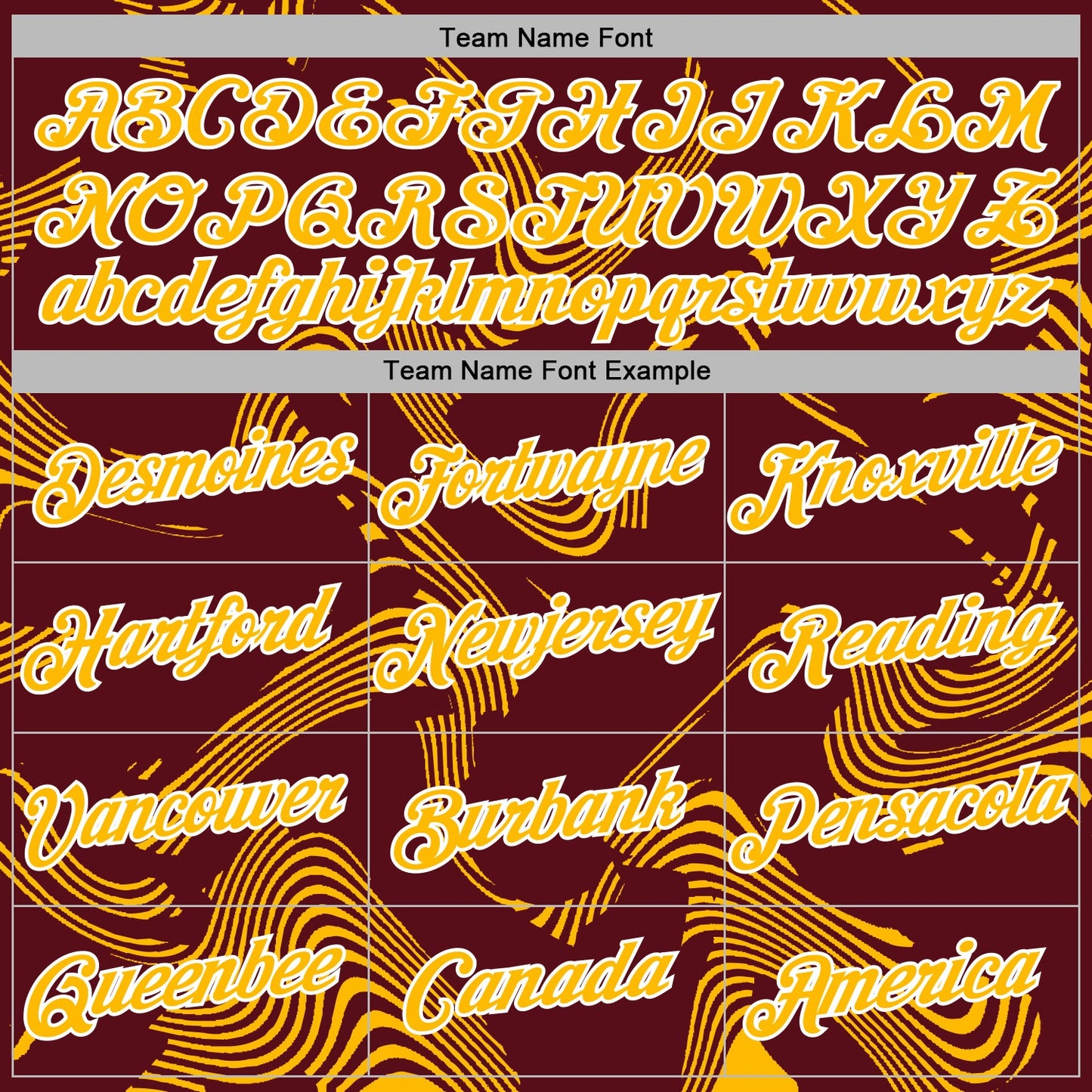 Custom Stitched Burgundy Gold-White Curve Lines Sports Pullover Sweatshirt Hoodie view 5