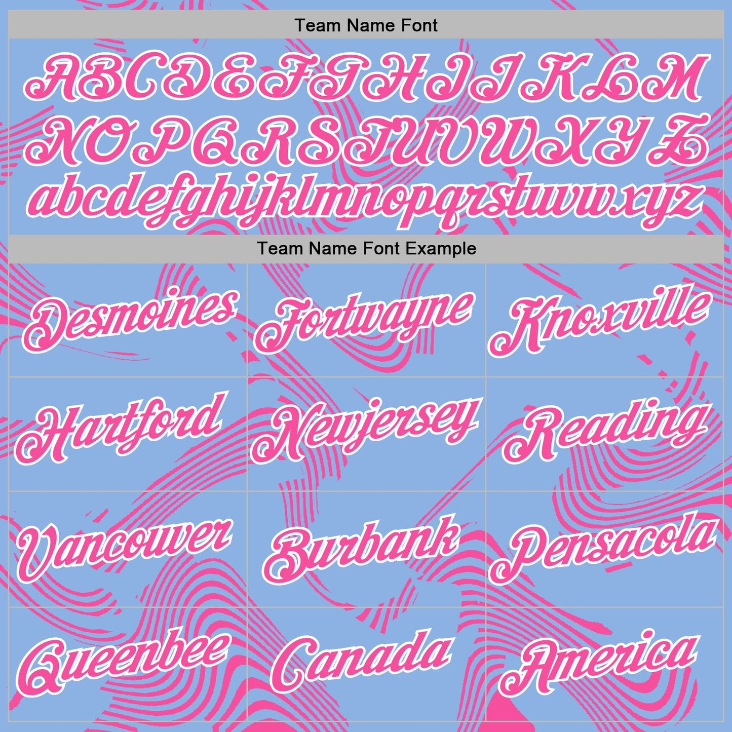 Custom Stitched Light Blue Pink-White Curve Lines Sports Pullover Sweatshirt Hoodie view 5