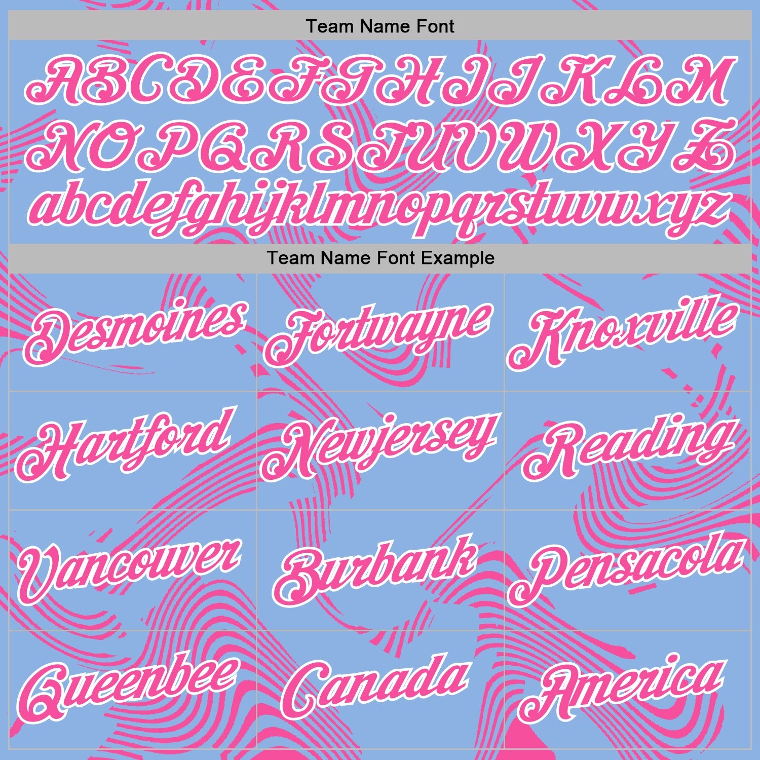 Custom Stitched Light Blue Pink-White Curve Lines Sports Pullover Sweatshirt Hoodie view 5