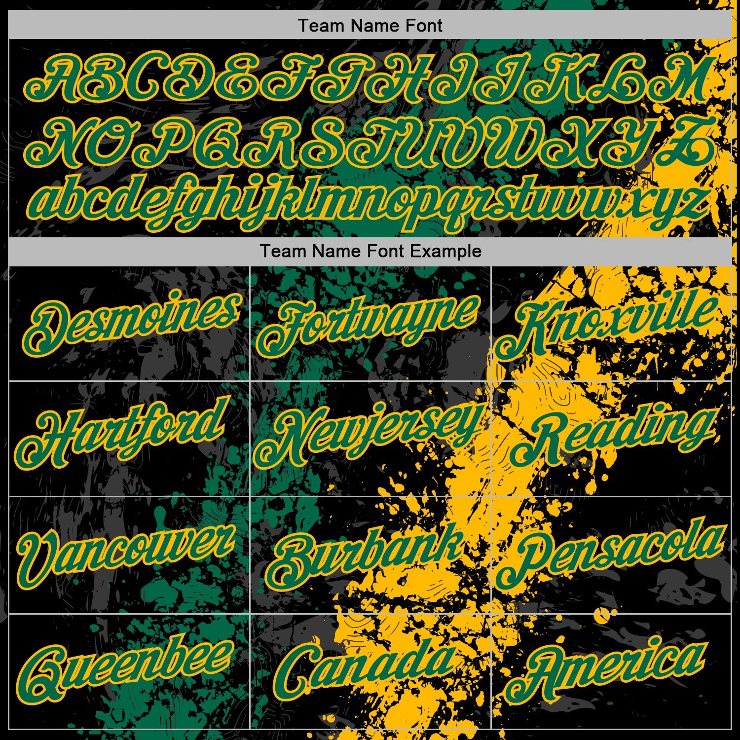 Custom Stitched Black Kelly Green-Gold Splash Sports Pullover Sweatshirt Hoodie view 5