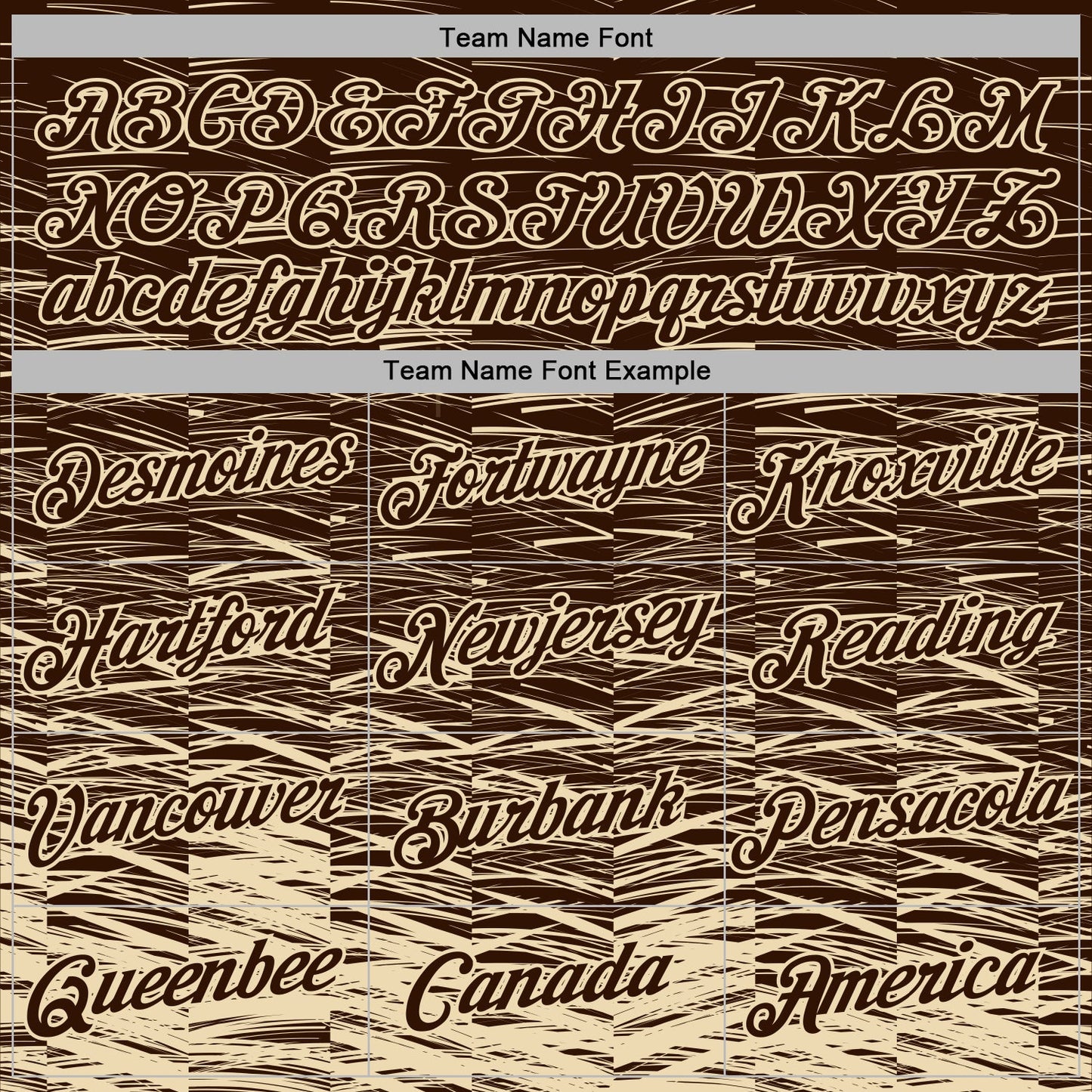 Custom Stitched Brown Cream Line Sports Pullover Sweatshirt Hoodie view 5