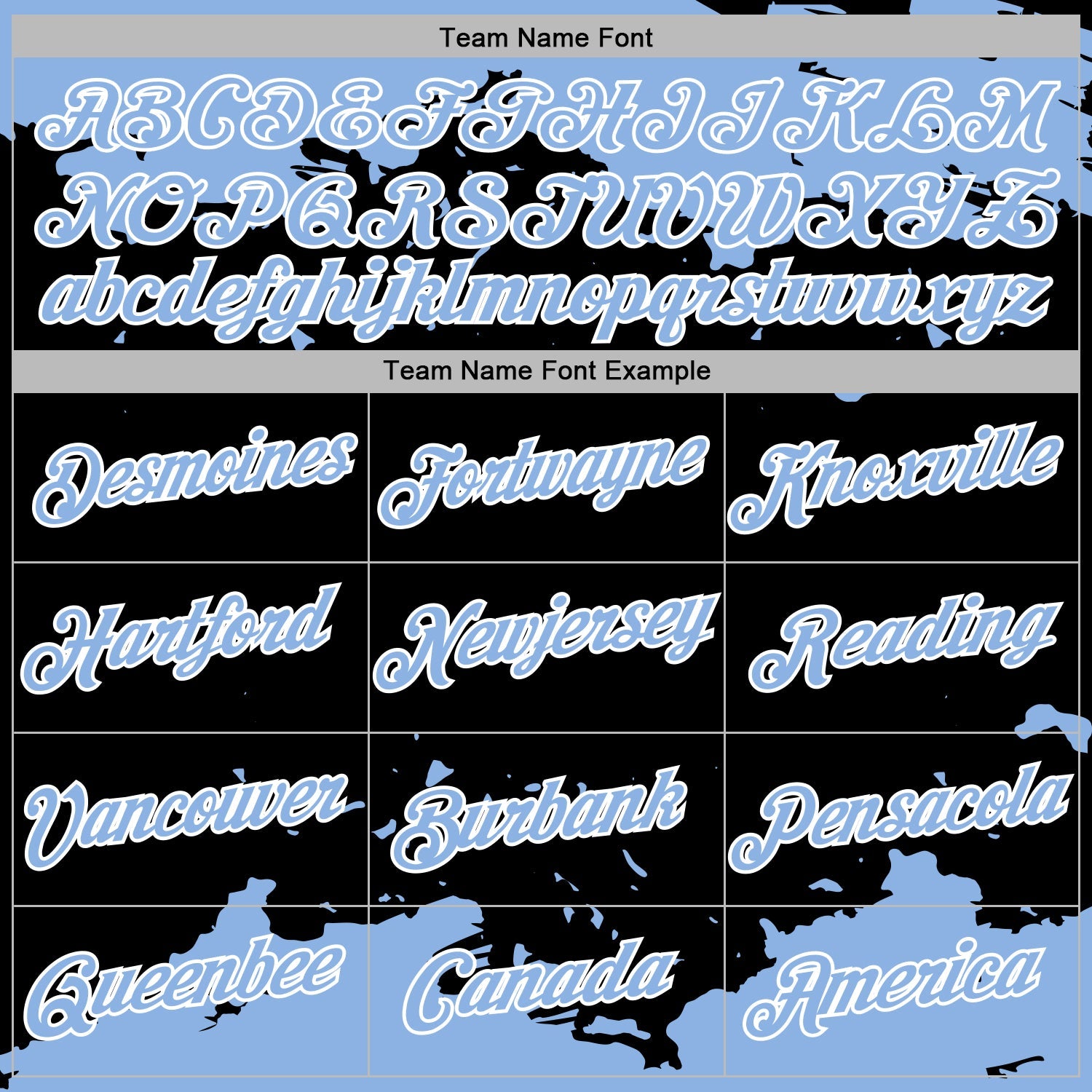 Custom Stitched Black Light Blue-White Fragment Pattern Sports Pullover Sweatshirt Hoodie view 5
