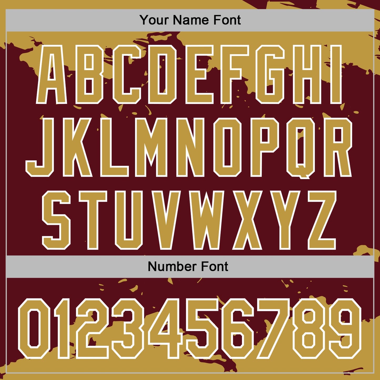 Custom Stitched Burgundy Old Gold-White Fragment Pattern Sports Pullover Sweatshirt Hoodie view 6