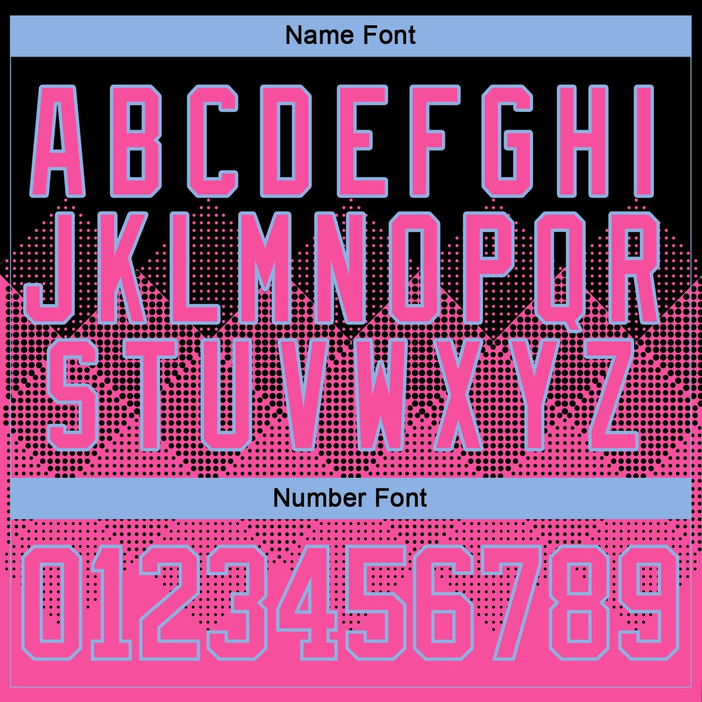 Custom Black Pink-Light Blue 3D Pattern Gradient Square Shapes Hockey Lace Neck Jersey view 5