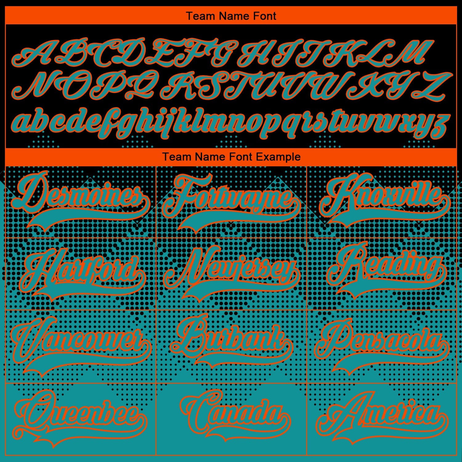 Custom Black Teal-Orange 3D Pattern Gradient Square Shapes Hockey Lace Neck Jersey view 4