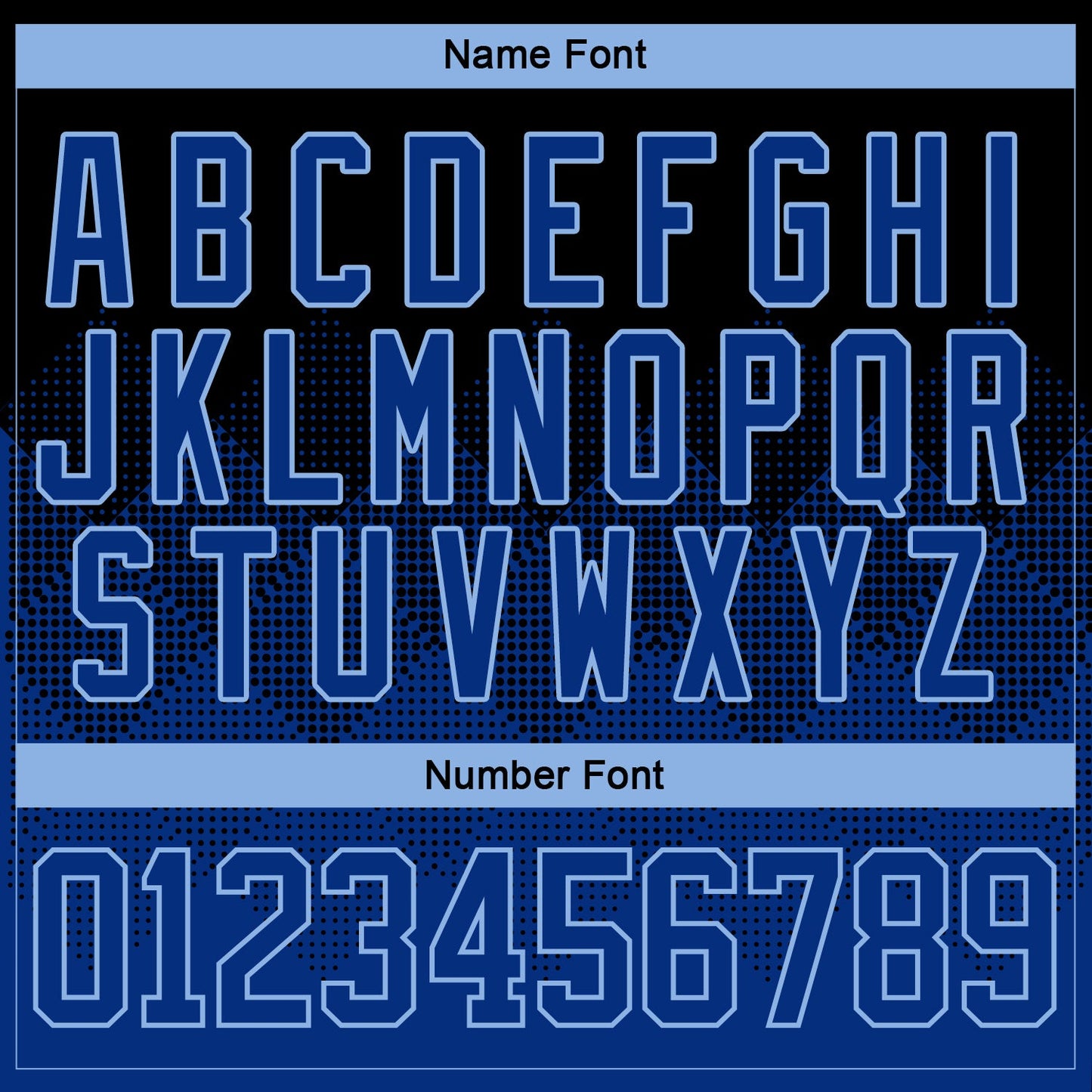 Custom Black Royal-Light Blue 3D Pattern Gradient Square Shapes Hockey Lace Neck Jersey view 5