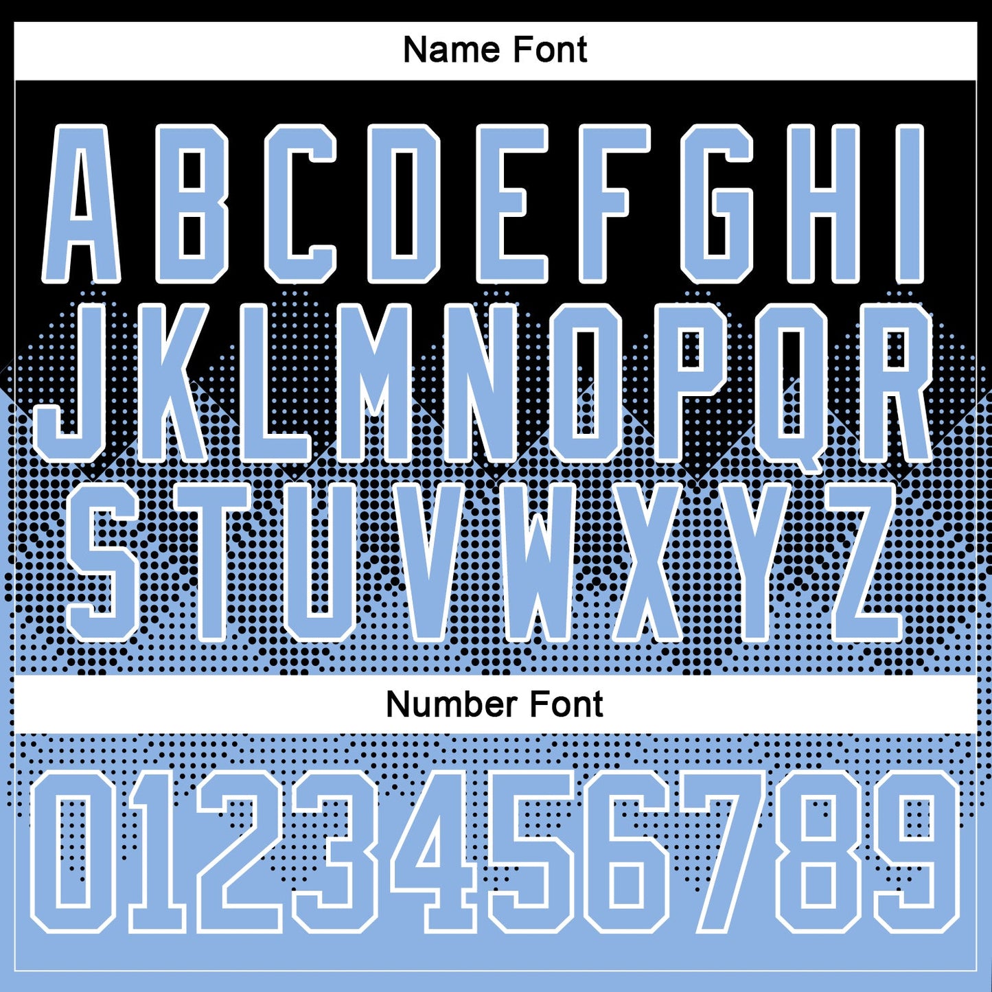 Custom Black Light Blue-White 3D Pattern Gradient Square Shapes Hockey Lace Neck Jersey view 5