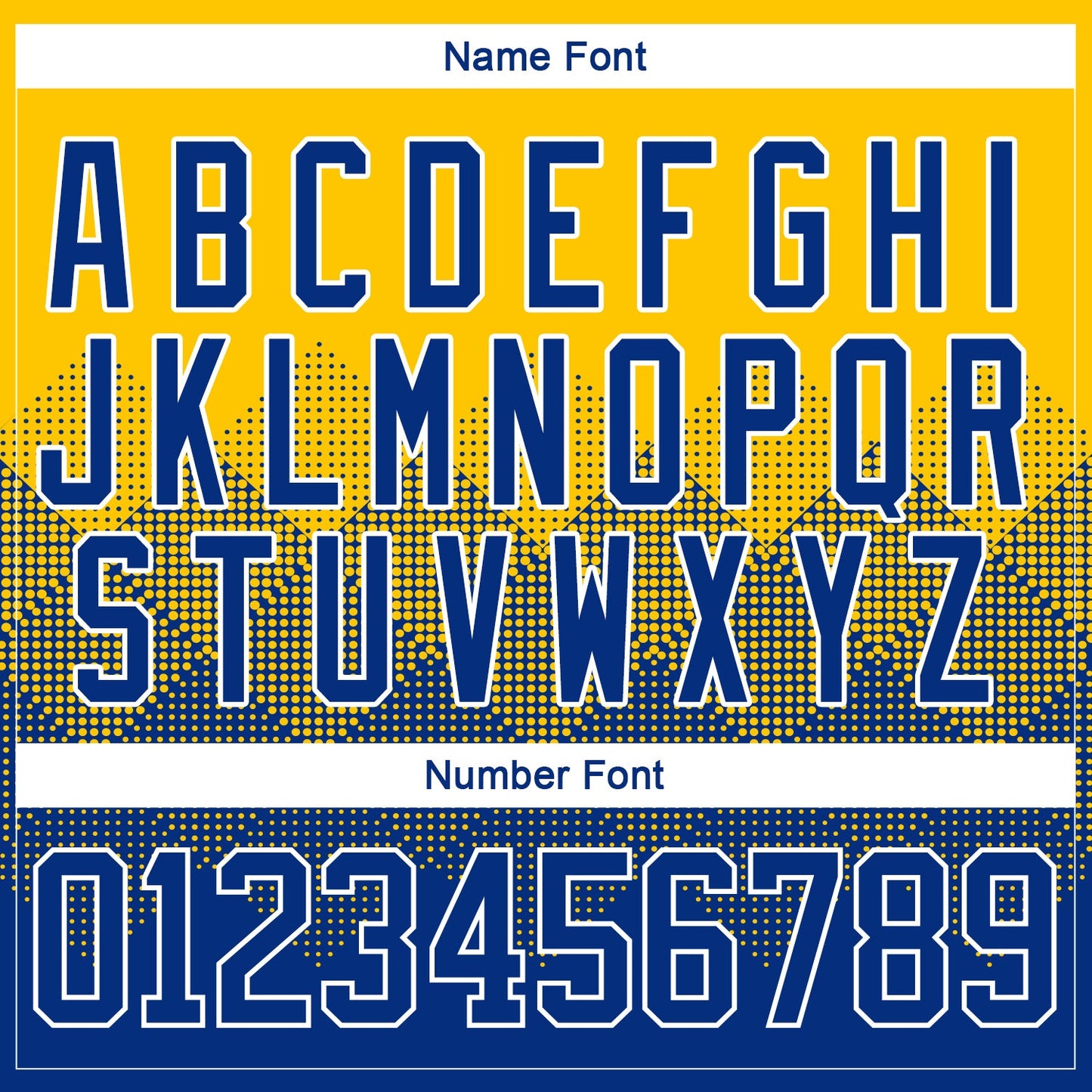 Custom Yellow Royal-White 3D Pattern Gradient Square Shapes Hockey Lace Neck Jersey view 5