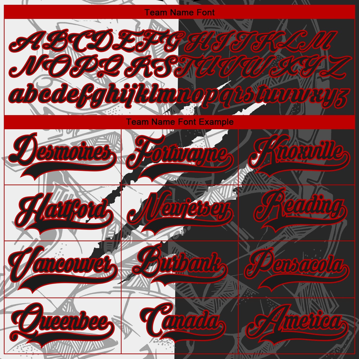 Custom Black White-Red 3D Pattern Gradient Fashion Scratch Hockey Lace Neck Jersey view 4