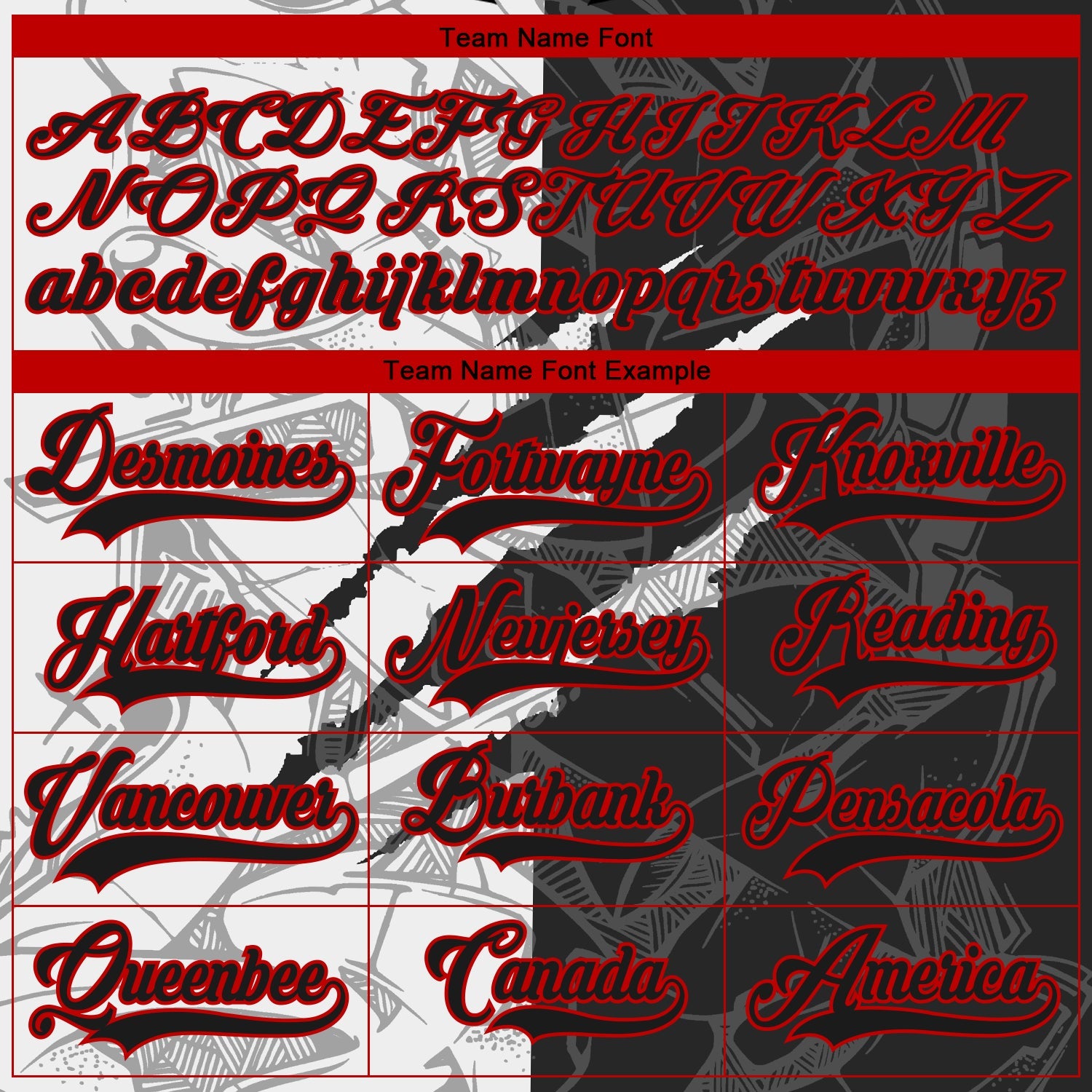 Custom Black White-Red 3D Pattern Gradient Fashion Scratch Hockey Lace Neck Jersey view 4