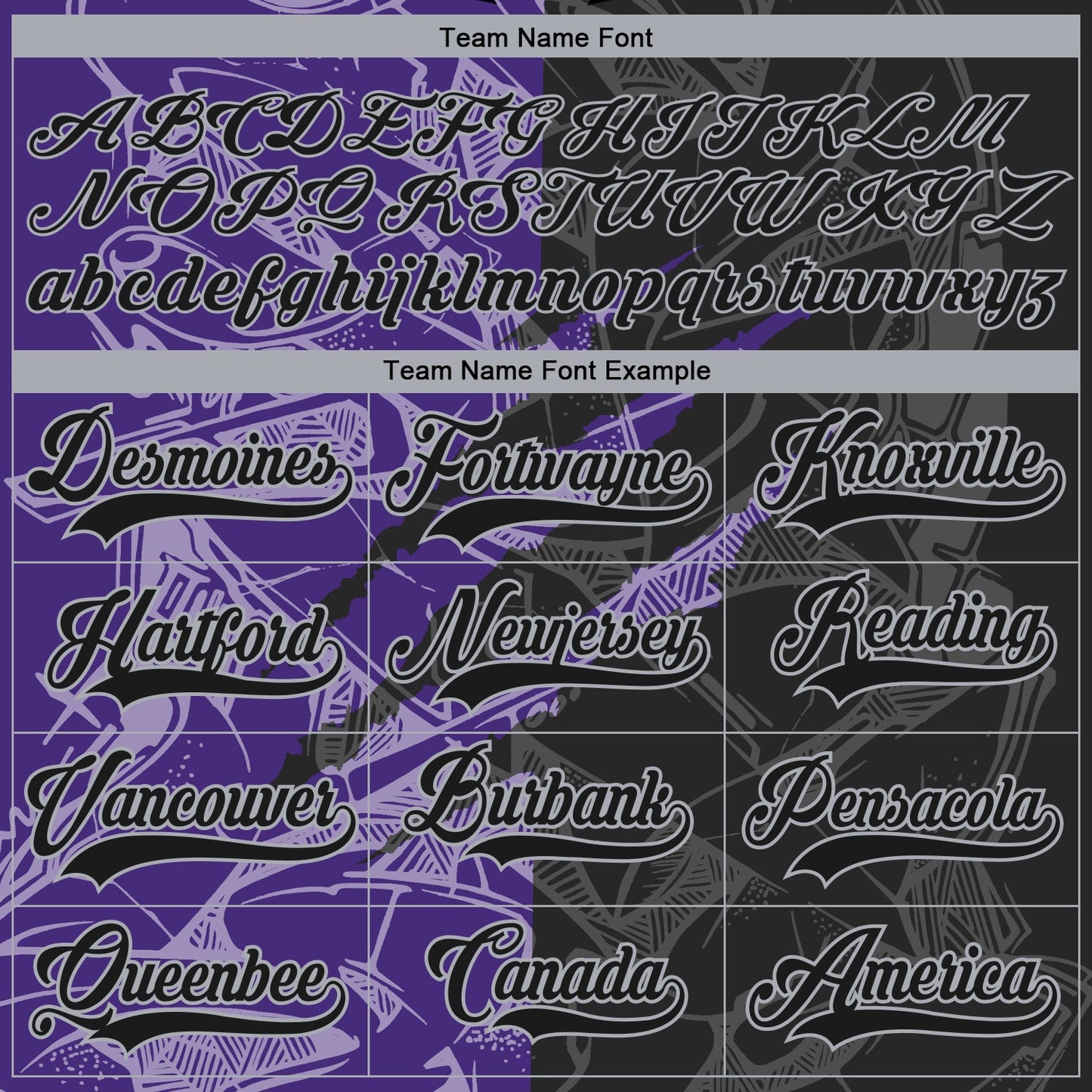 Custom Black Purple-Gray 3D Pattern Gradient Fashion Scratch Hockey Lace Neck Jersey view 4