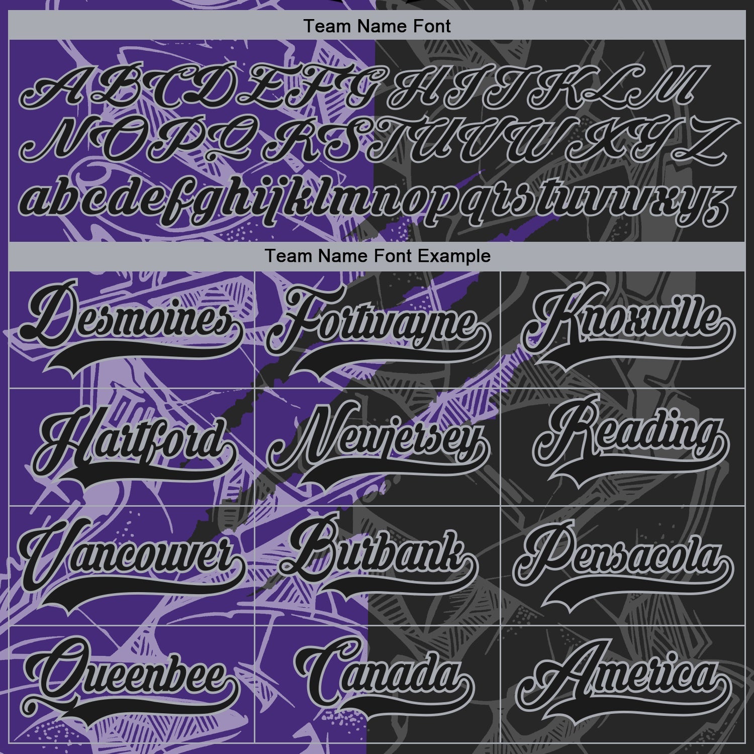Custom Black Purple-Gray 3D Pattern Gradient Fashion Scratch Hockey Lace Neck Jersey view 4